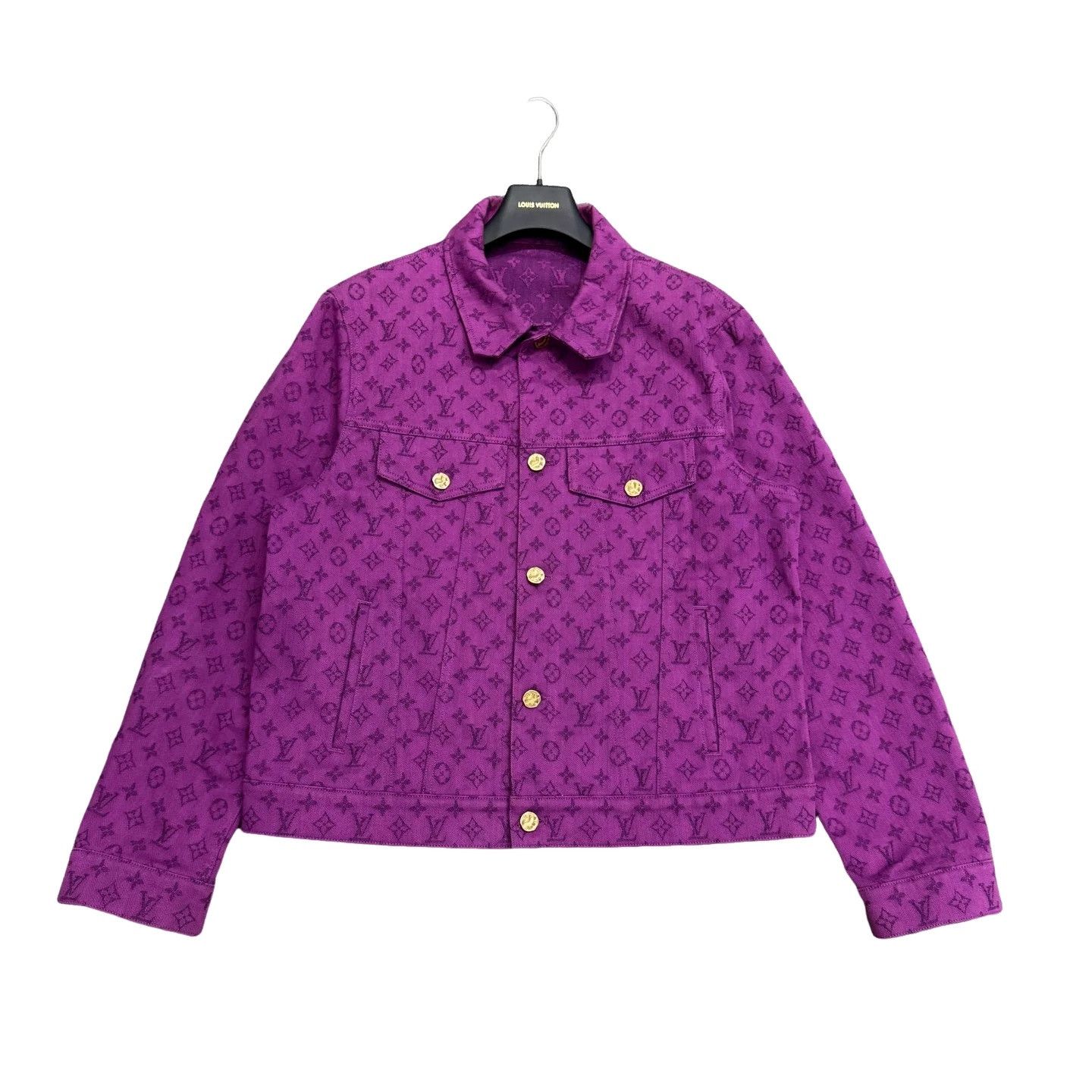 Louis Vuitton Louis Vuitton Monogram Denim Jacket Size L Size US L / EU 52-54 / 3 - 1 Thumbnail