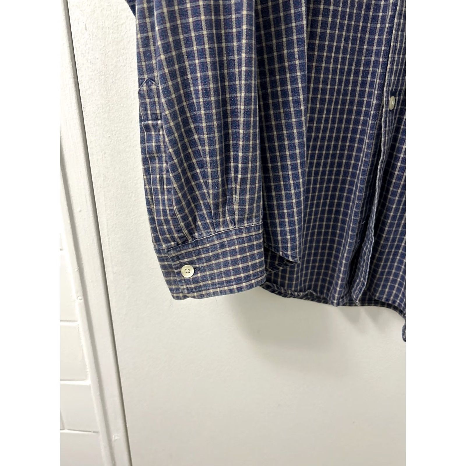 Polo Ralph Lauren Ralph Lauren Polo Jeans Co Shirt Mens XL Blue White USA Plaid Button Down L/S Size US XL / EU 56 / 4 - 7 Thumbnail