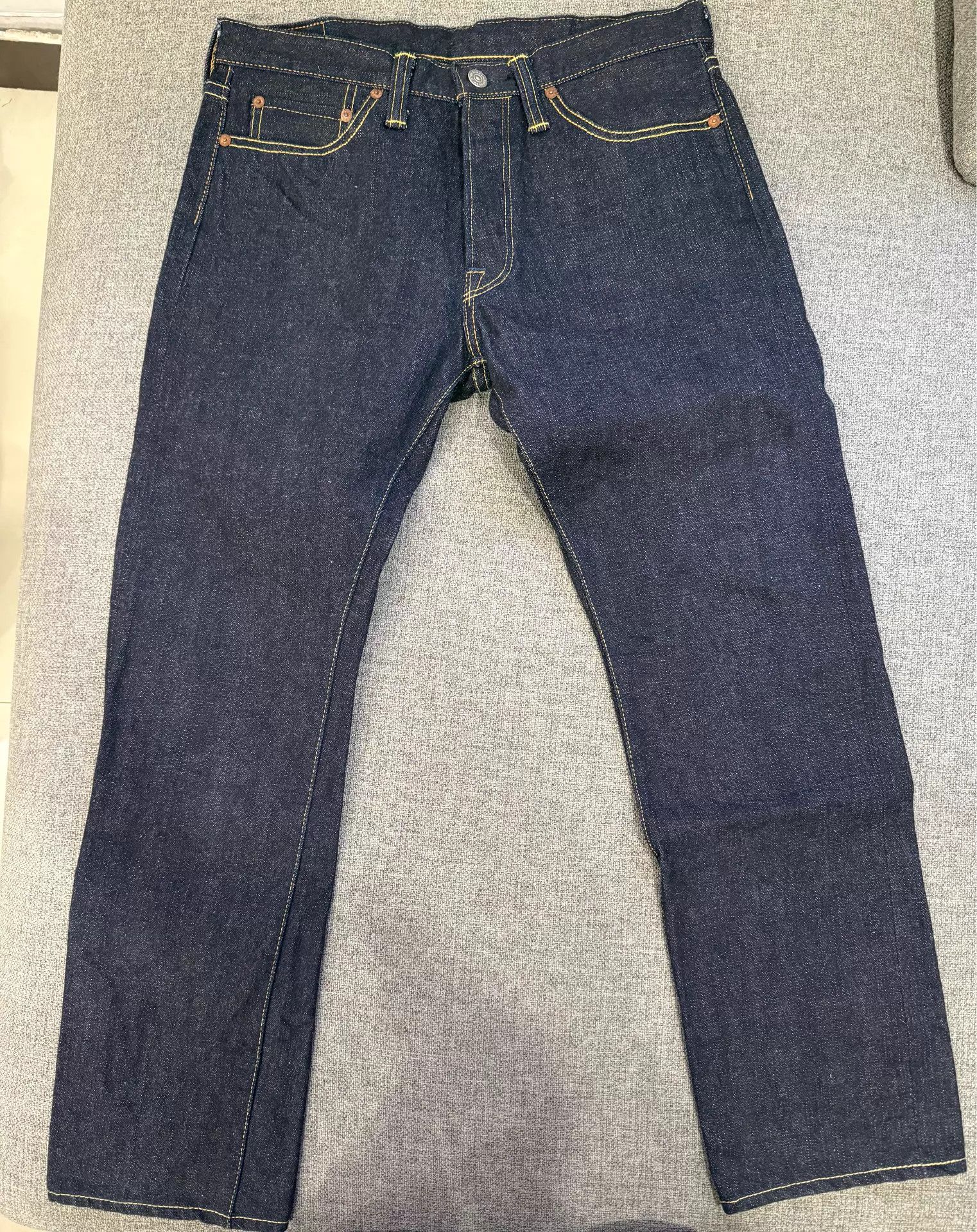 The Flat Head Flat Head W30 New Unwashed Hemmed RRL Evisu Size US 30 / EU 46 - 4 Thumbnail