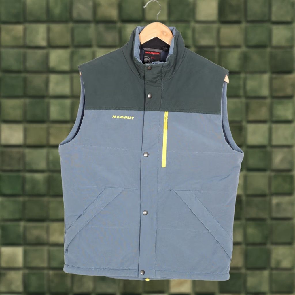 Mammut MAMMUT Ajungilak OTI Element Insulated Gilet Vest Jacket Bodywarmer Men Size L Navy Blue Jacket Mens L Size US L / EU 52-54 / 3 - 1 Thumbnail