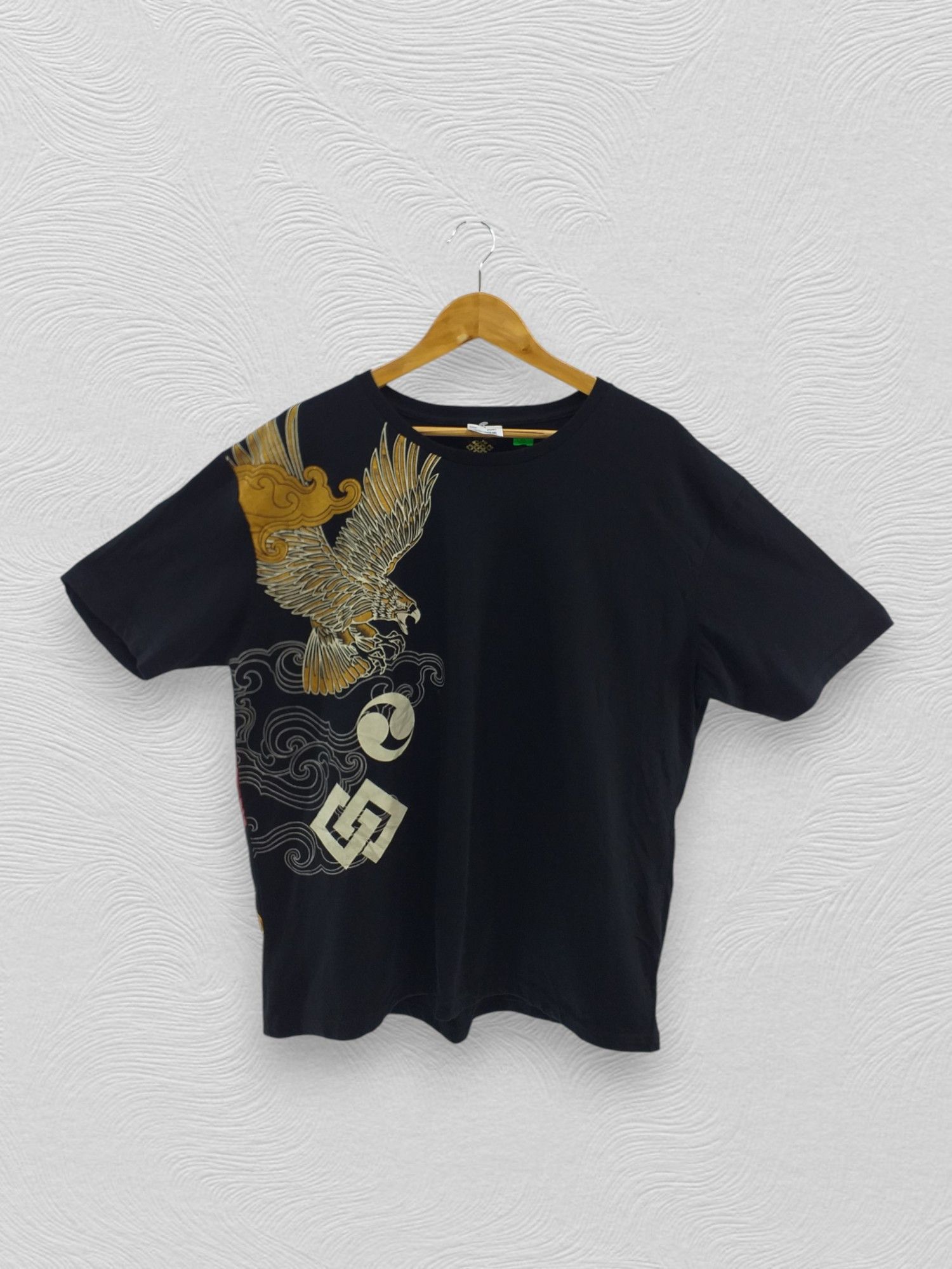 Beauty Beast Vintage Sukajan Souvenir TShirt Dragon Tee -A078 Size US XL / EU 56 / 4 - 2 Thumbnail