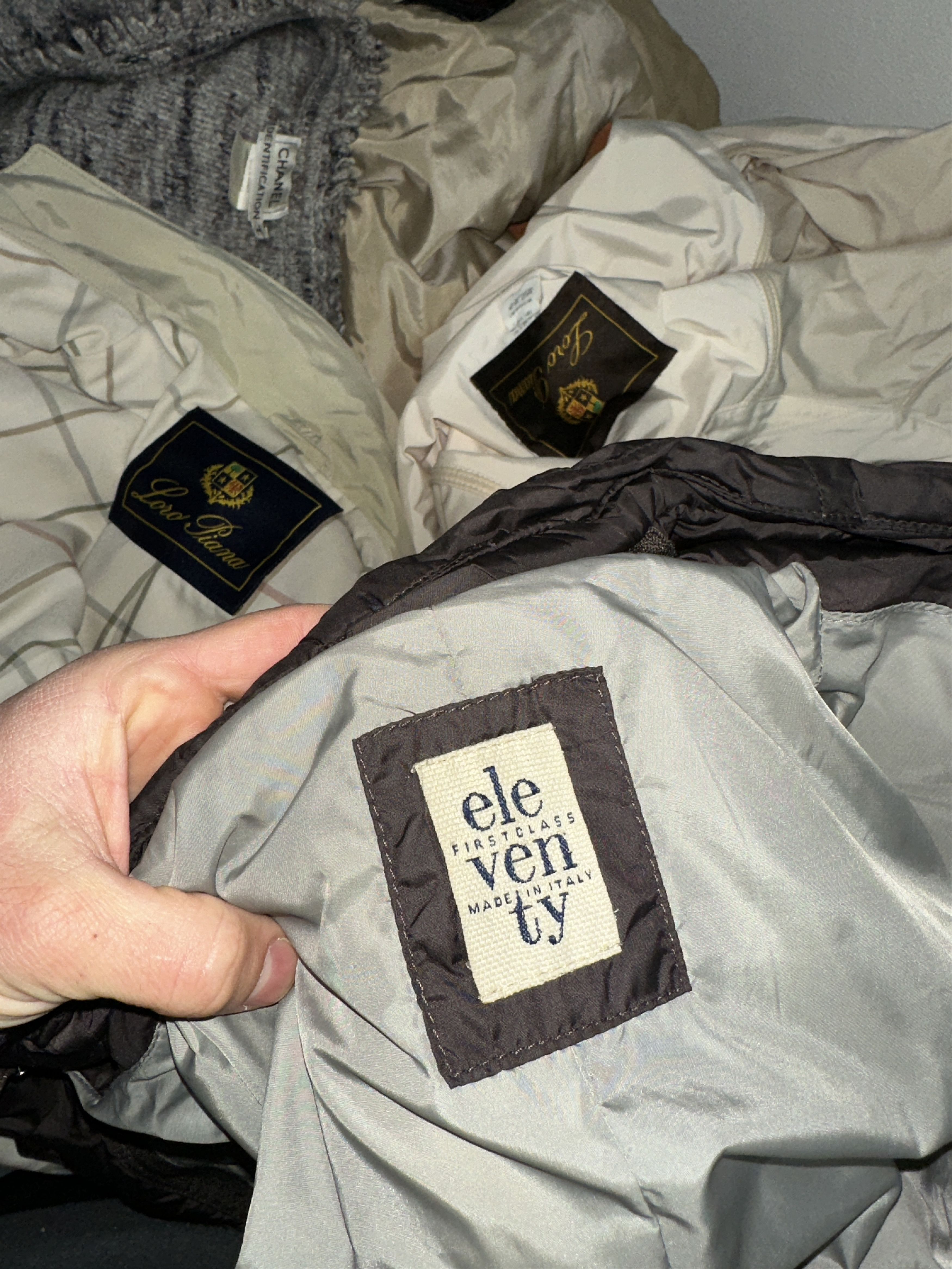 Eleventy Eleventy Quilted Goose Down Coat Overcoat Size L Size US L / EU 52-54 / 3 - 13 Thumbnail