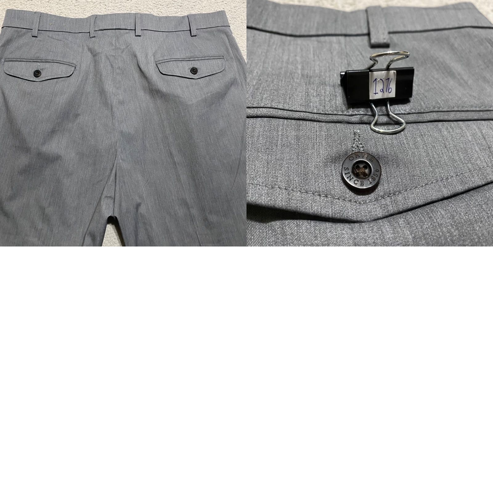 Orvis Orvis Mens Dress Pants Gray 40 Regular Straight Flat Front Waist 38 Inseam 29 Button Zip Vintage No Size US 40 / EU 56 - 9 Thumbnail