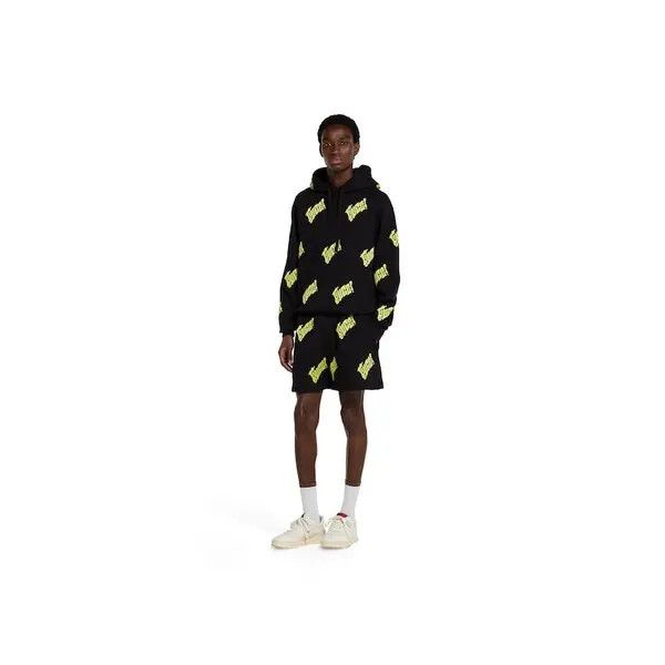 Gucci o1la5ras0426 Embroidered Cotton Jersey Shorts in Black Size US 34 / EU 50 - 2 Thumbnail