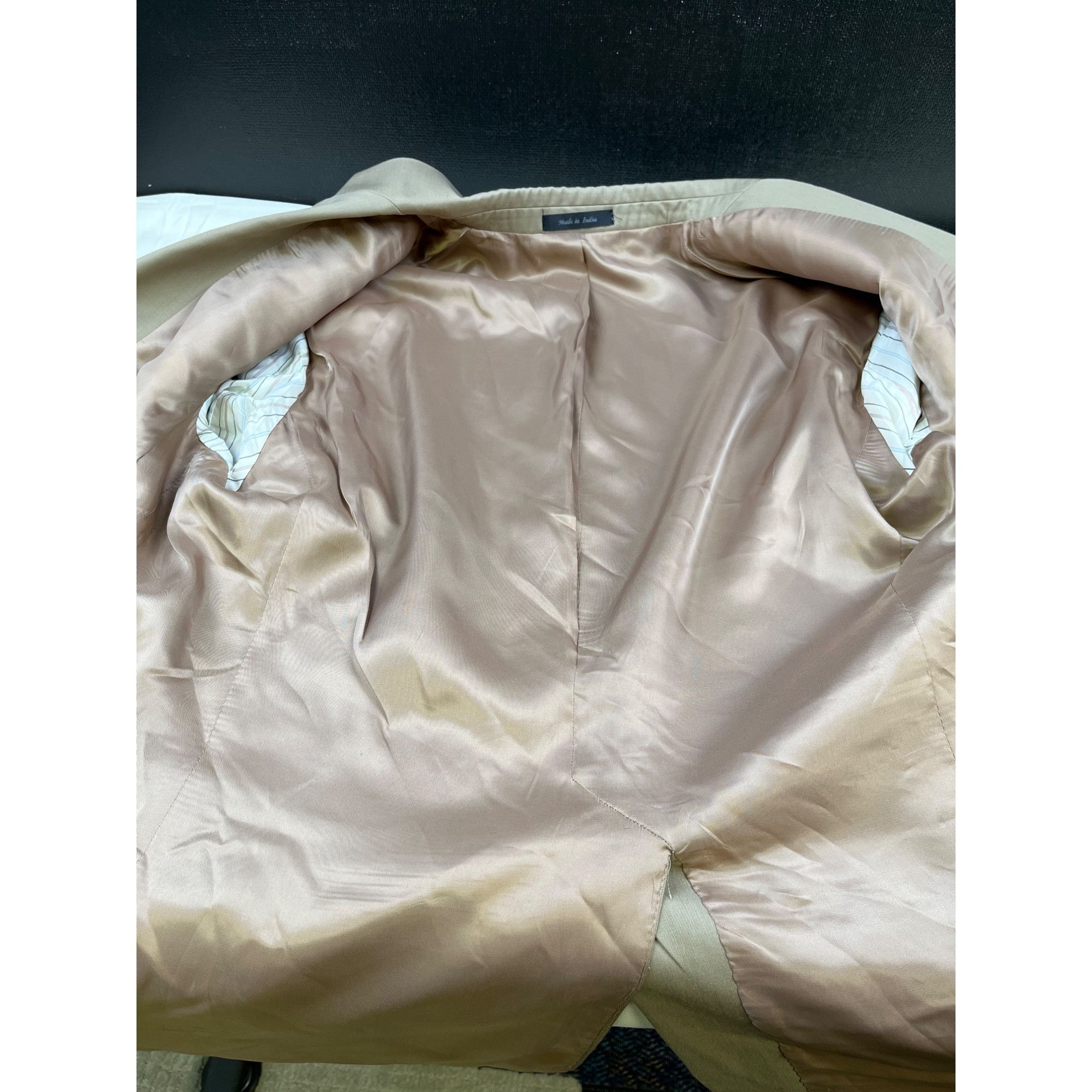 Lauren Ralph Lauren Lauren Ralph Lauren Men's Beige Blazer Sport/Coats Size 9 SK Size 34S - 4 Thumbnail