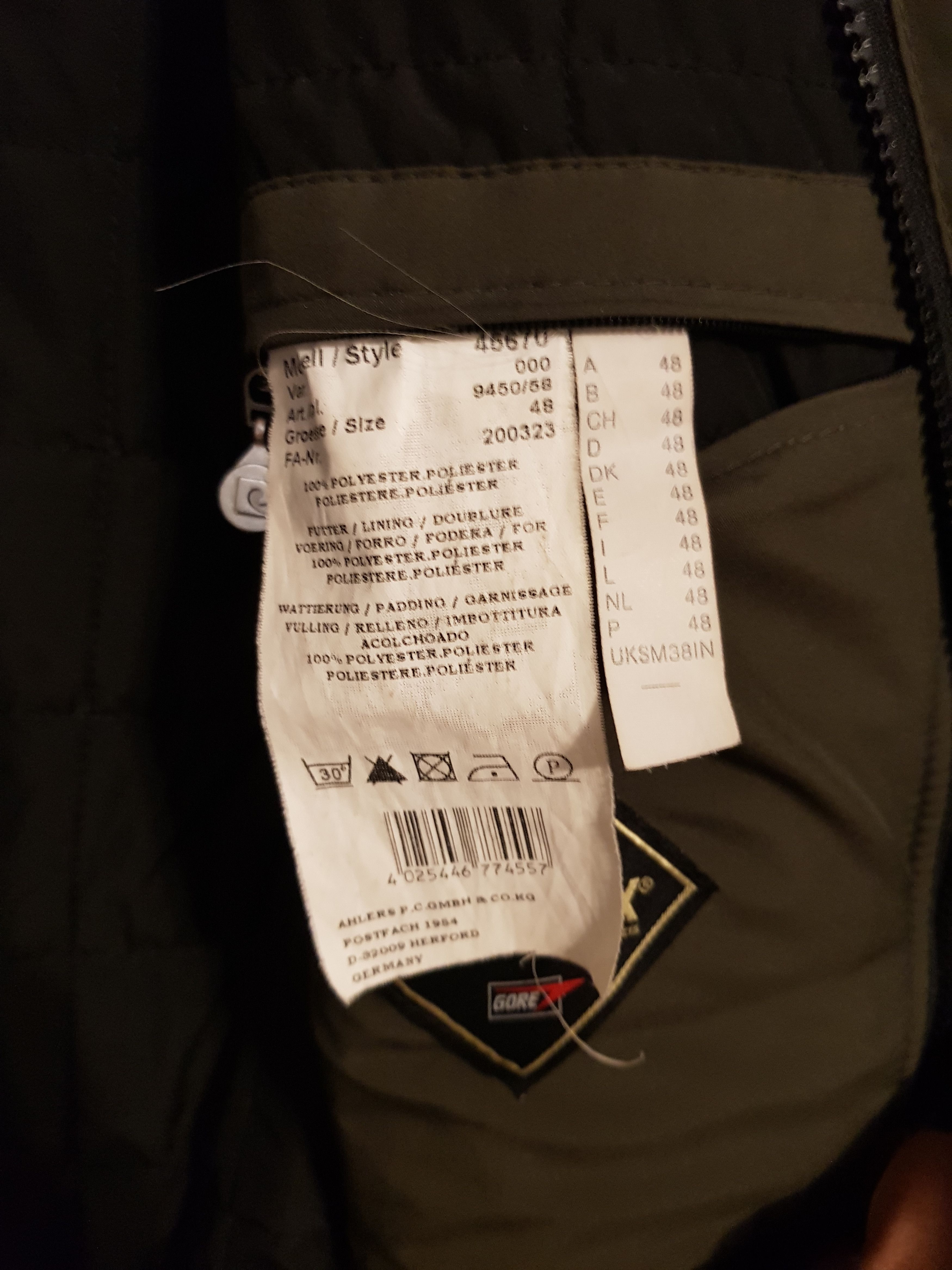 Pierre Cardin Pierre Cardin Gore-Tex Vintage 90s Olive Jacket Parka EU48 Size US XL / EU 56 / 4 - 8 Thumbnail