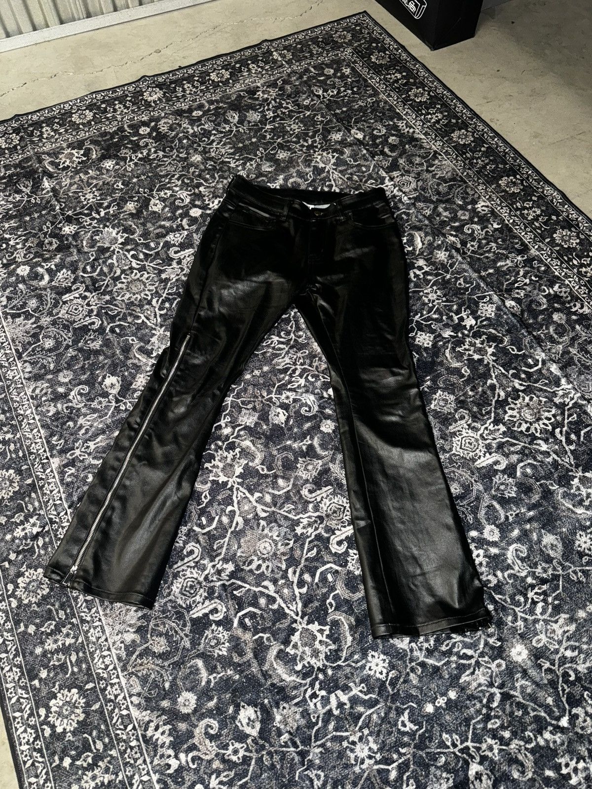Japanese Brand Wax Denim Zip Up Jeans Size 32 Size US 32 / EU 48 - 4 Thumbnail