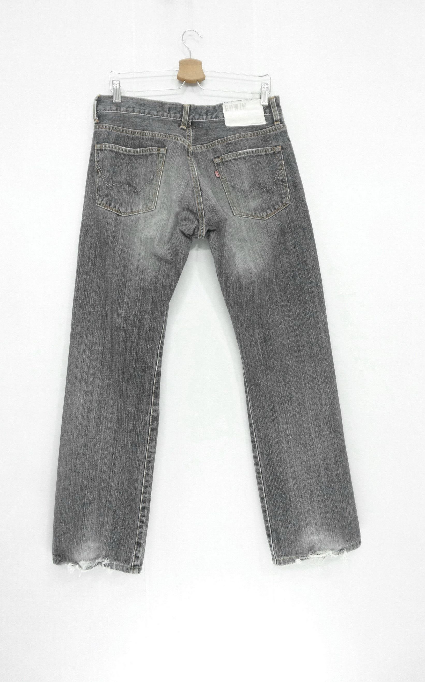 Edwin 🔥 EDWIN XV Vintage Distressed Ripped Jeans Size US 31 - 2 Thumbnail