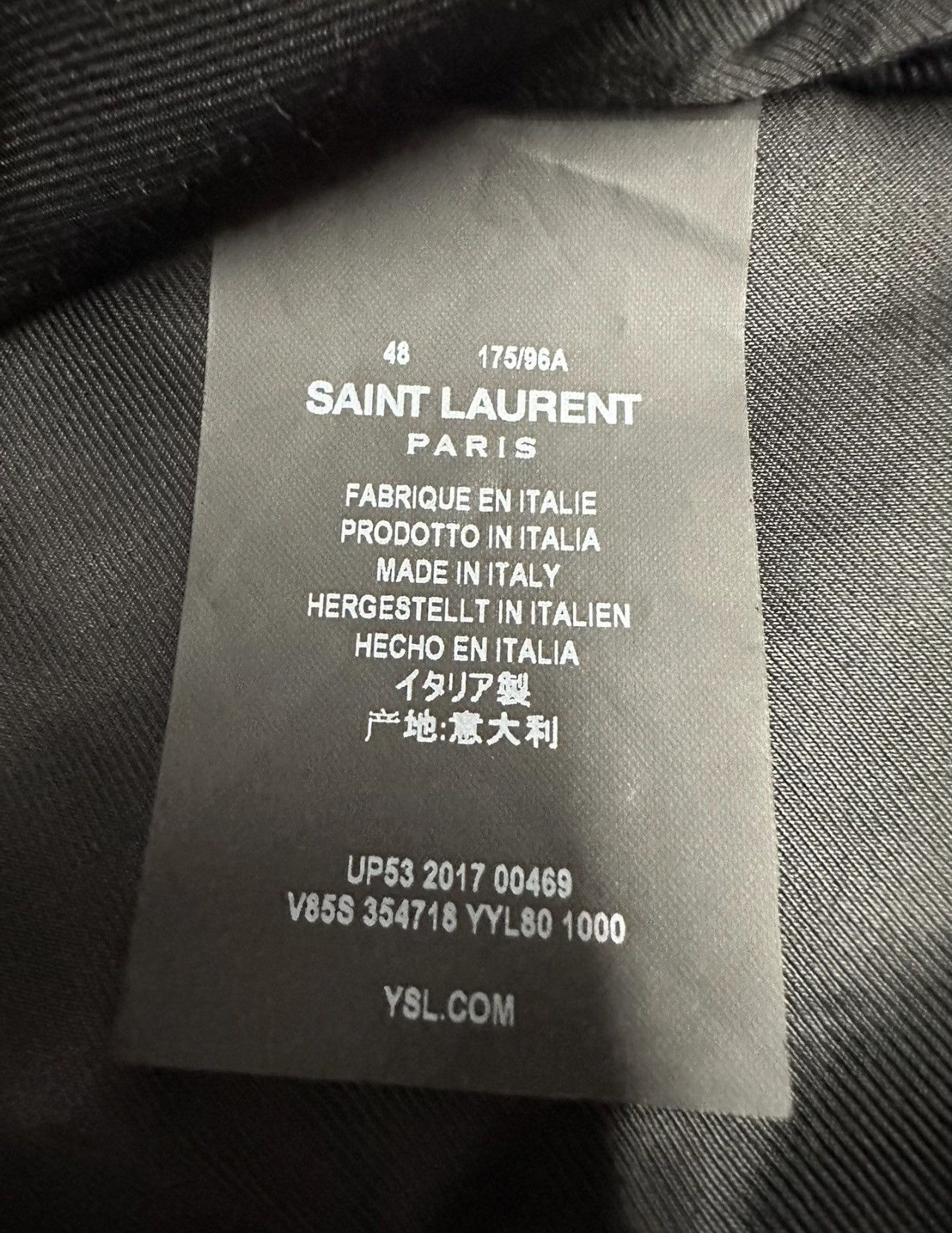 Saint Laurent Paris *2018* NEW Saint Laurent Paris Teddy Jacket Sz. 44 Size US M / EU 48-50 / 2 - 11 Thumbnail