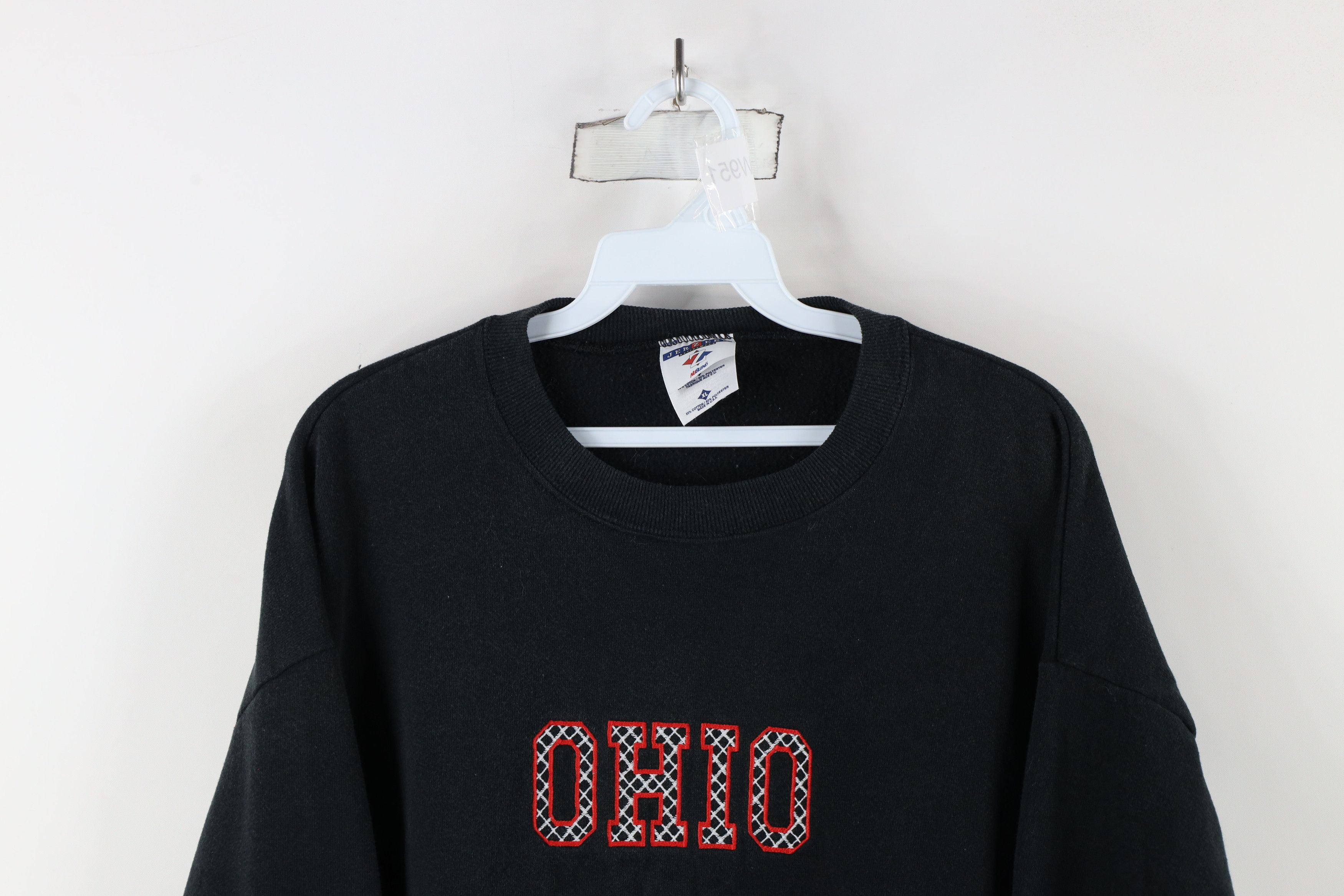 Vintage Vintage 90s Out Ohio State University Sweatshirt Black USA Size XL / US 12-14 / IT 48-50 - 2 Thumbnail