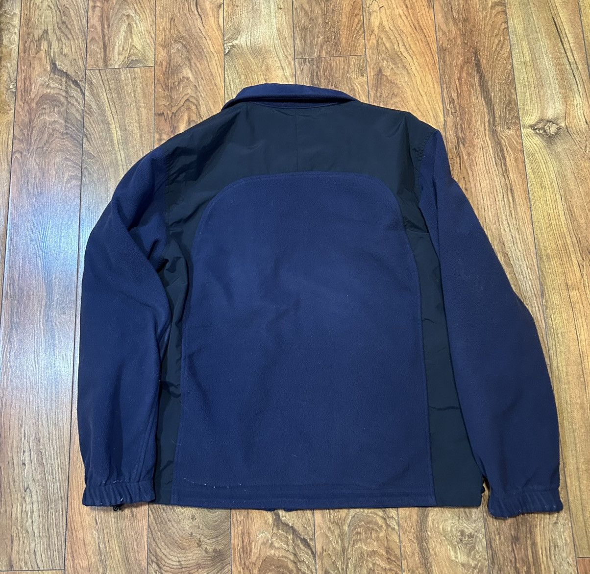 L.L. Bean Vintage LL Bean Reversible Fleece Nylon Jacket Navy Mens XL Size US L / EU 52-54 / 3 - 8 Thumbnail
