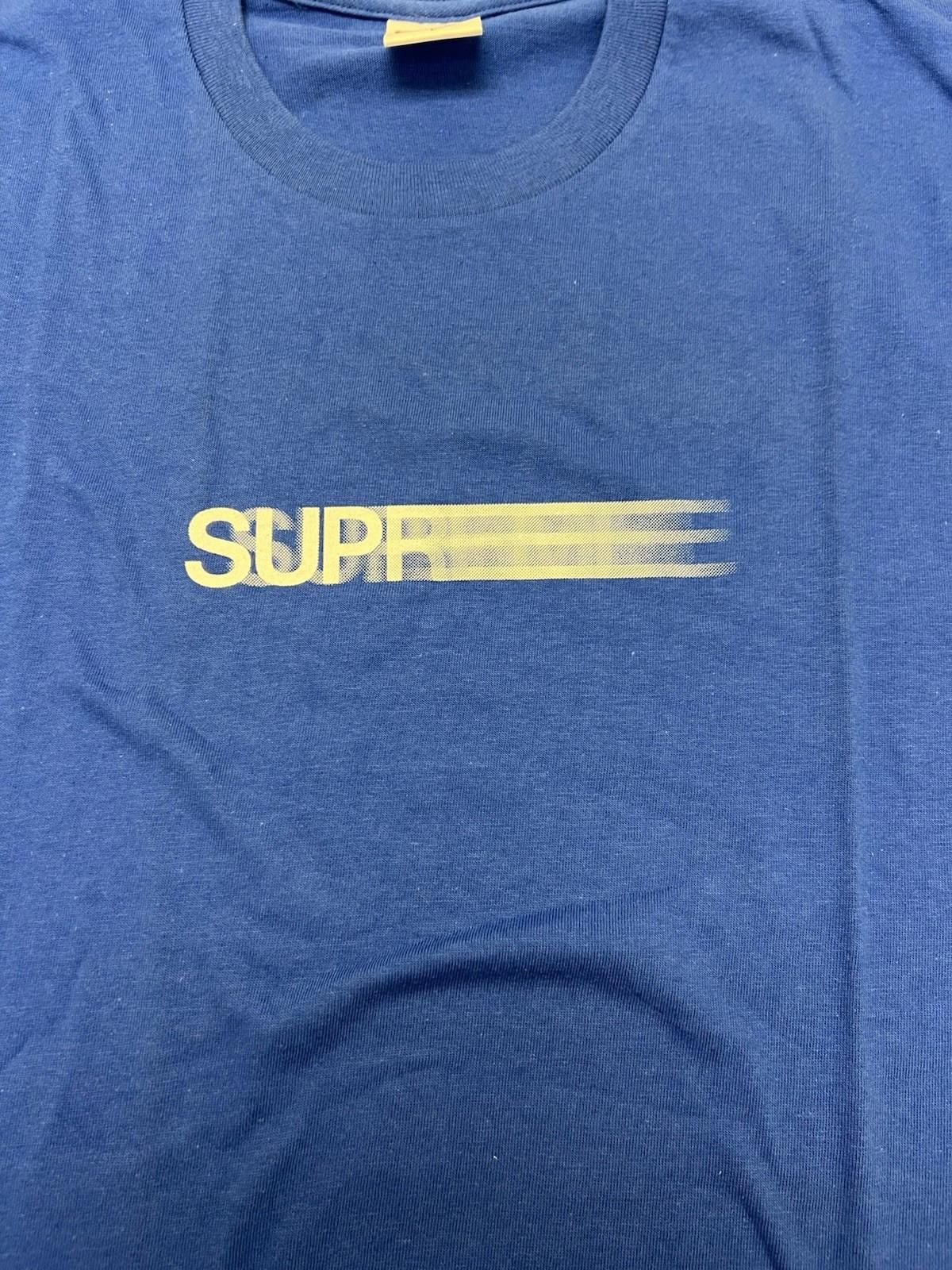 Supreme SS16 Supreme Motion Logo Tee Royal Blue L Large Size US L / EU 52-54 / 3 - 5 Thumbnail