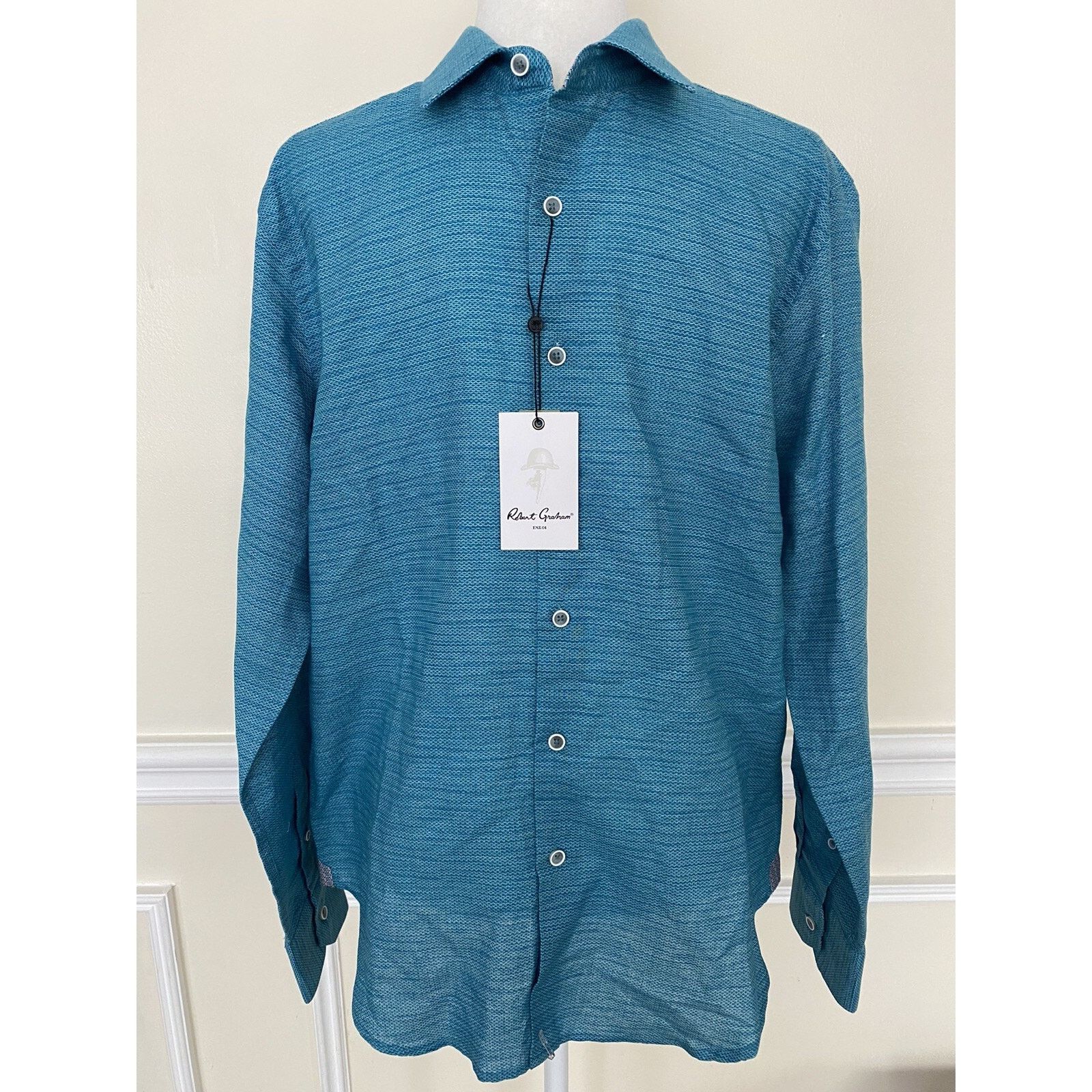 Robert Graham WATERS SPORT SHIRT Classic Fit size M A000859