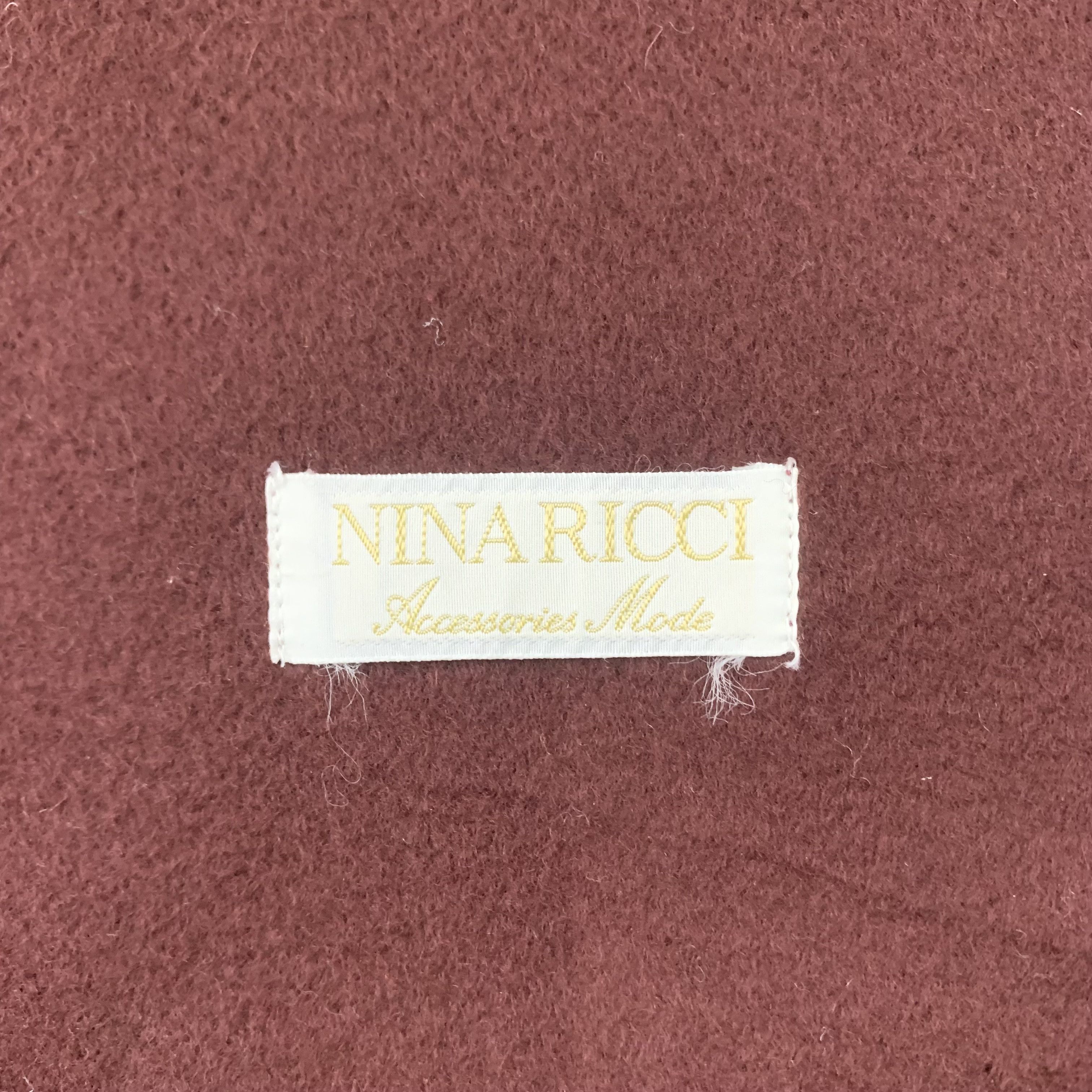 Nina Ricci Nina Ricci Scarf Wool Muffler Neck Wrap BL9296 Size ONE SIZE - 5 Thumbnail