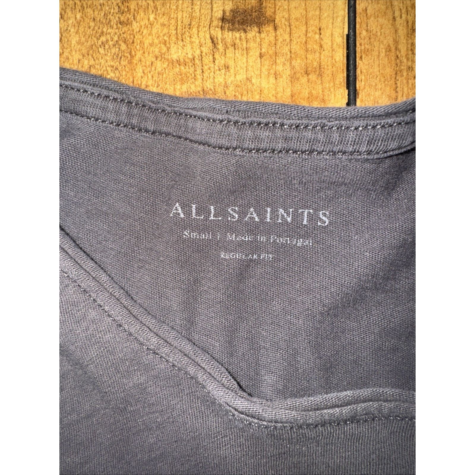 Allsaints AllSaints Men’s Regular Fit T-Shirt S Gray 18x25 Minimalist Size US S / EU 44-46 / 1 - 4 Thumbnail