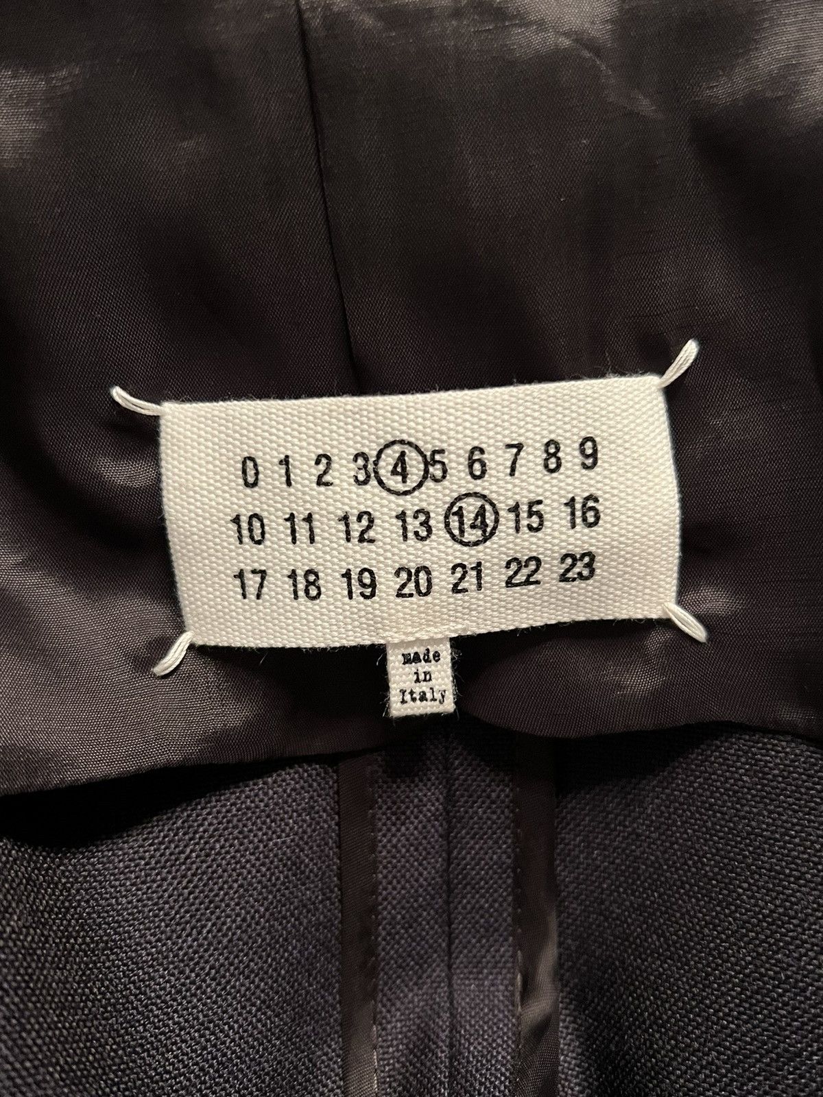 Maison Margiela NEW Sartorial Line Navy Mohair Wool Blazer Jacket Stitch Size 42R - 14 Thumbnail