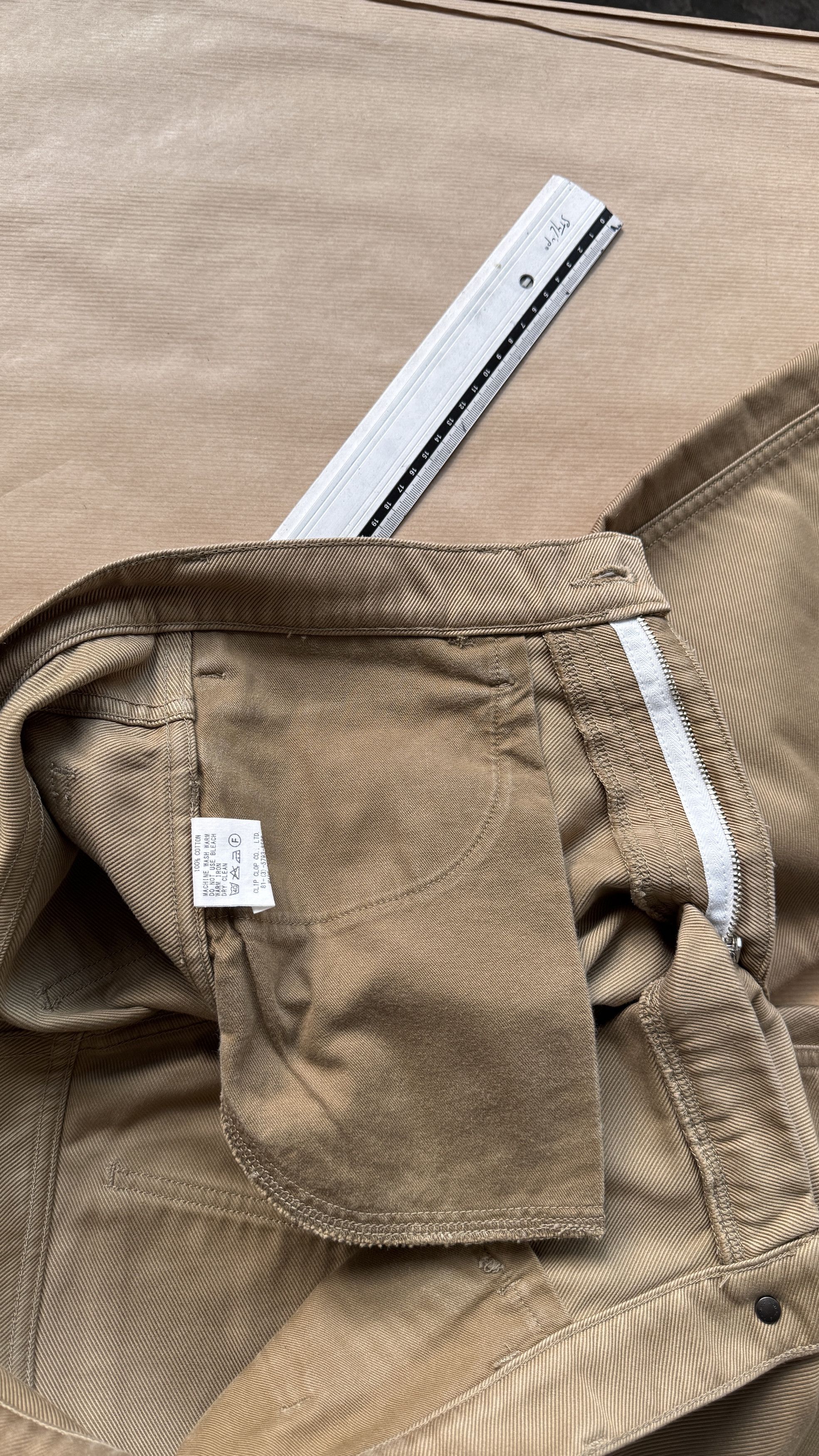 Auralee aa . 4 . AS NEW . FINX MOLESKIN DENIM . A6SP02FM . MIJ Size US 32 / EU 48 - 2 Thumbnail