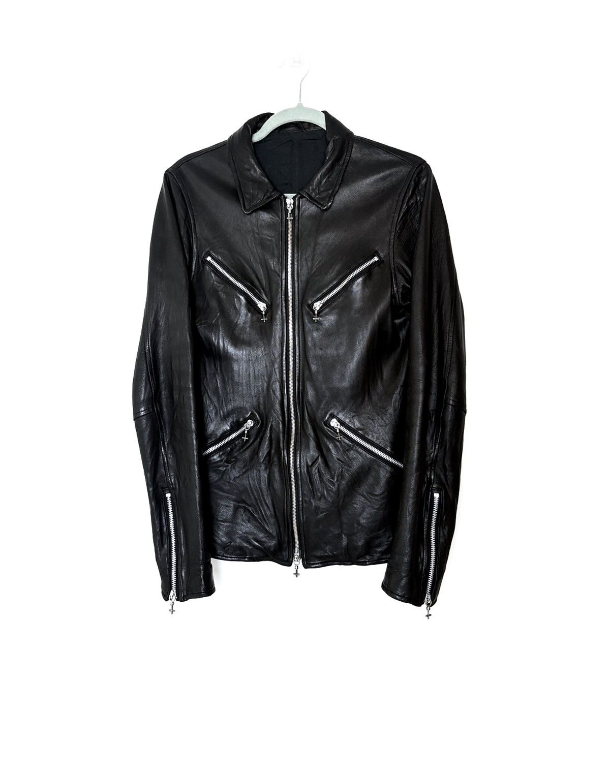 Japanese Brand Eyefunny Lambskin Leather Jacket Size US M / EU 48-50 / 2 - 1 Thumbnail