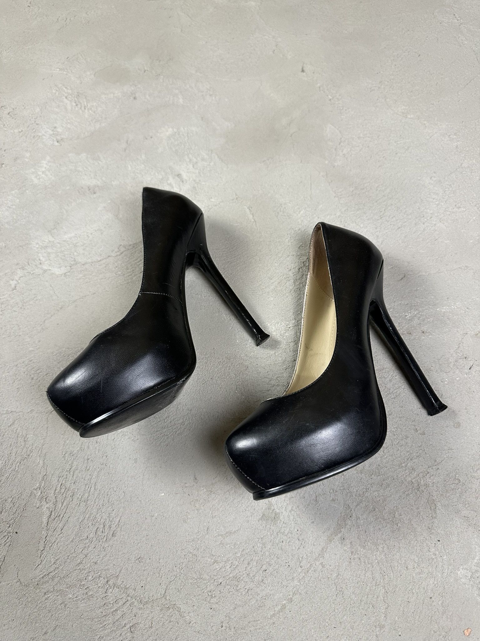 Yves Saint Laurent YSL Yves Saint Laurent Leather Heels Boots Size US 6.5 / IT 36.5 - 6 Thumbnail