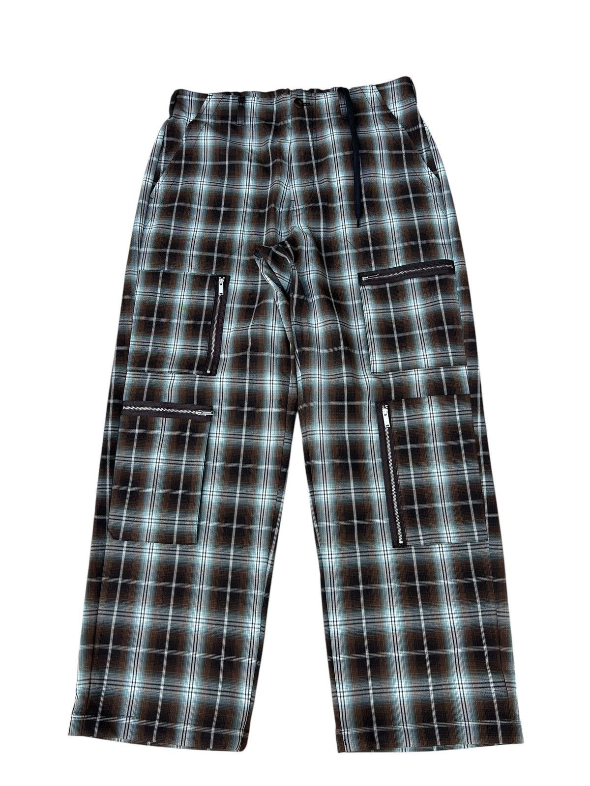 Undercover Undercover X Gu Shadow Plaids Baggy Wide Parachute Trouser Size US 34 / EU 50 - 1 Thumbnail