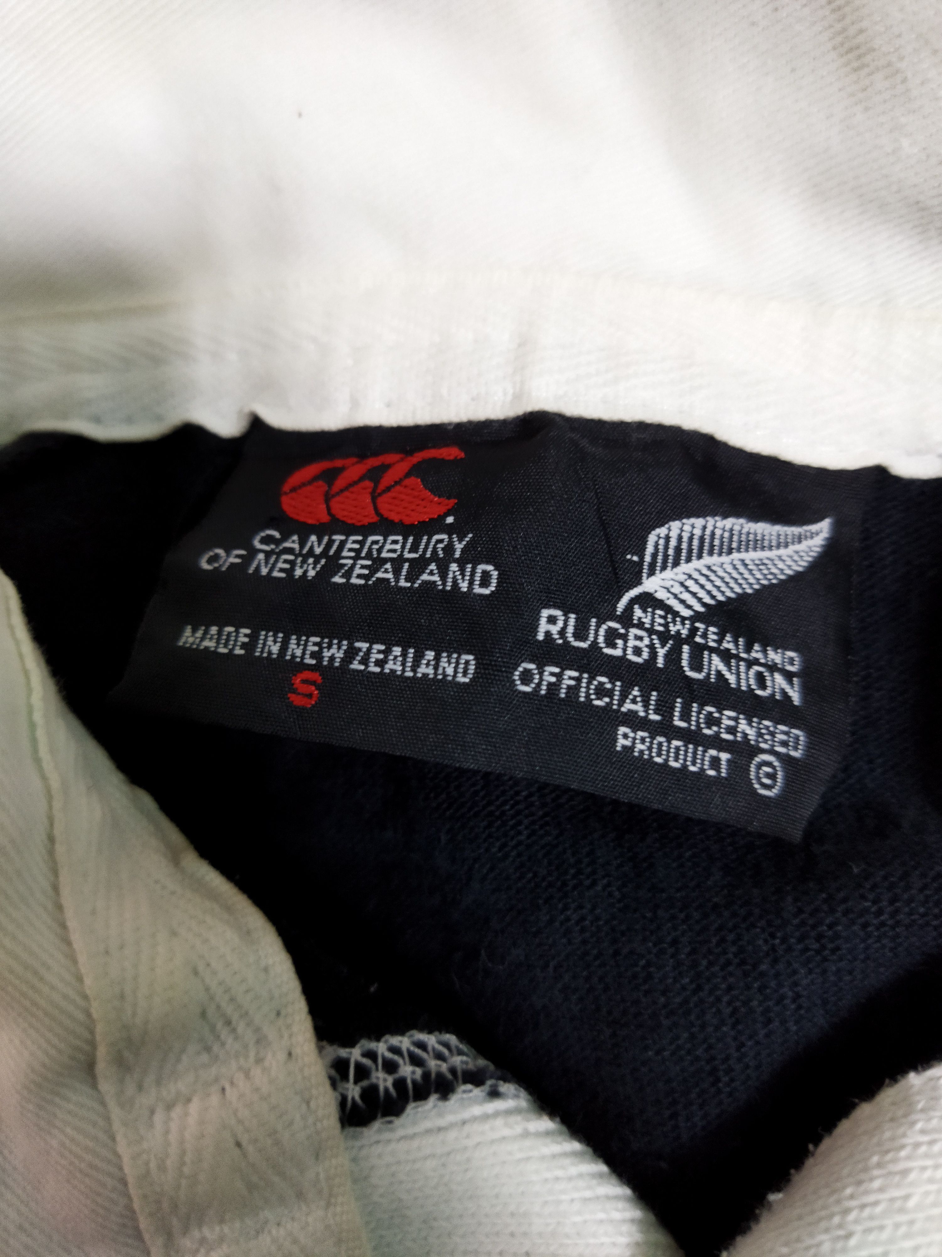 All Blacks × Canterbury of New Zealand Vintage 1994 Canterbury All Blacks Steinlager Jersey Size US S / EU 44-46 / 1 - 4 Thumbnail