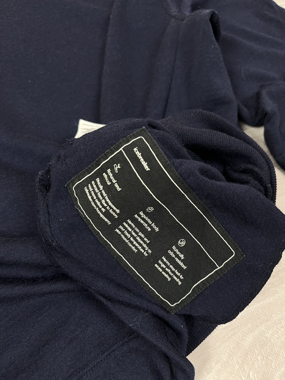Icebreaker Icebreaker Blue Wool Pockets Knit Sweater Size US M / EU 48-50 / 2 - 8 Thumbnail