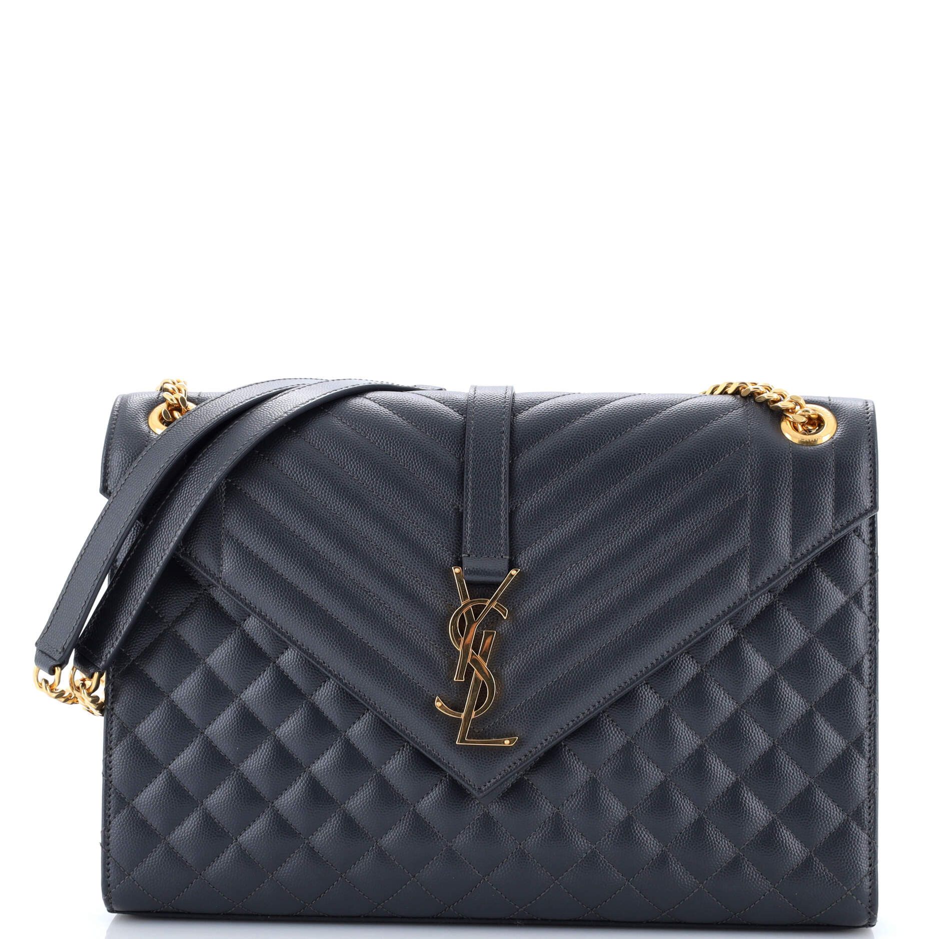 Saint Laurent Paris Classic Monogram Envelope Satchel Size ONE SIZE - 1 Thumbnail