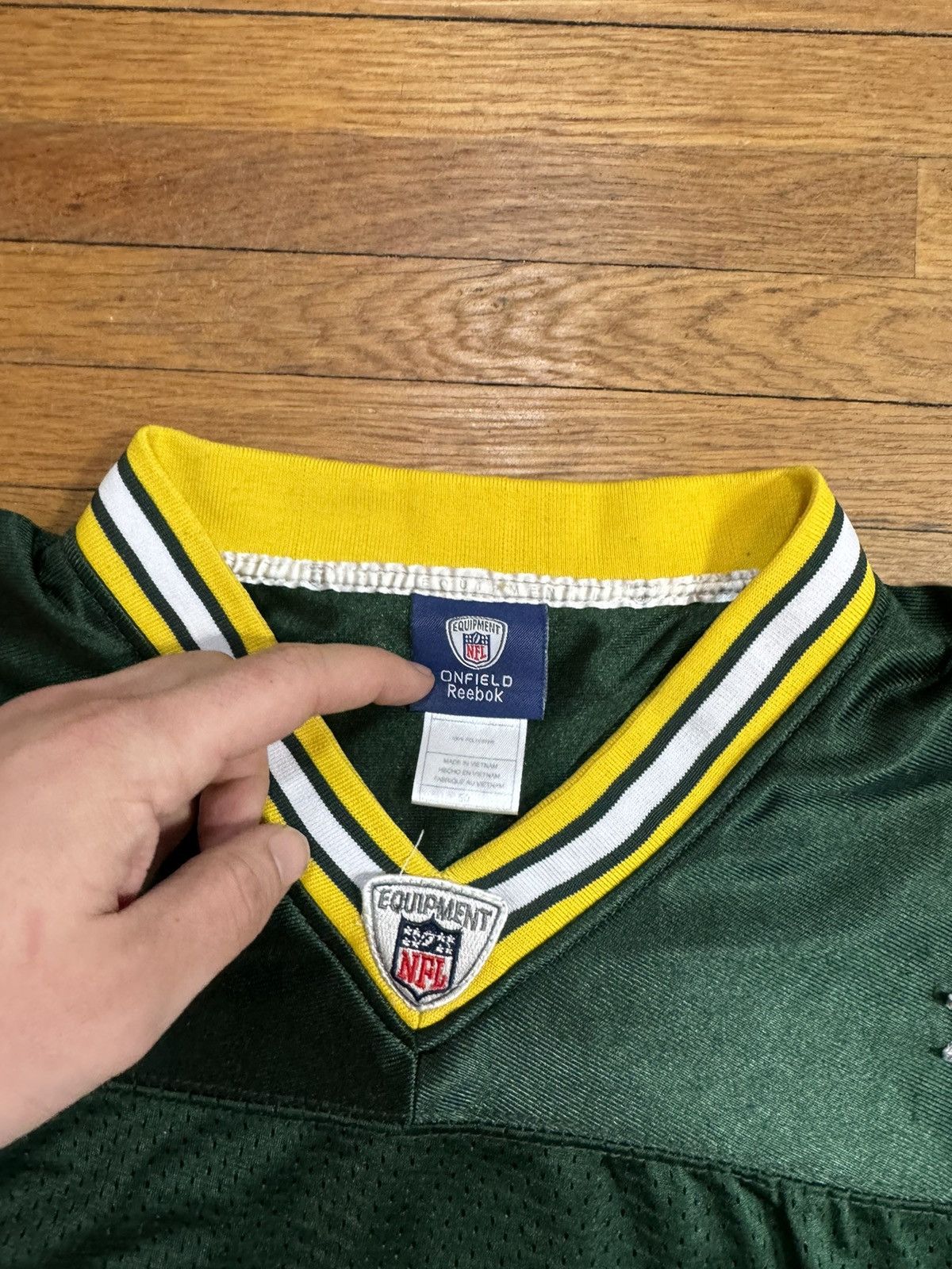 NFL × Vintage Green Bay Packers Aaron Rodgers Jersey #12 Super Bowl XLV Size US XL / EU 56 / 4 - 6 Thumbnail