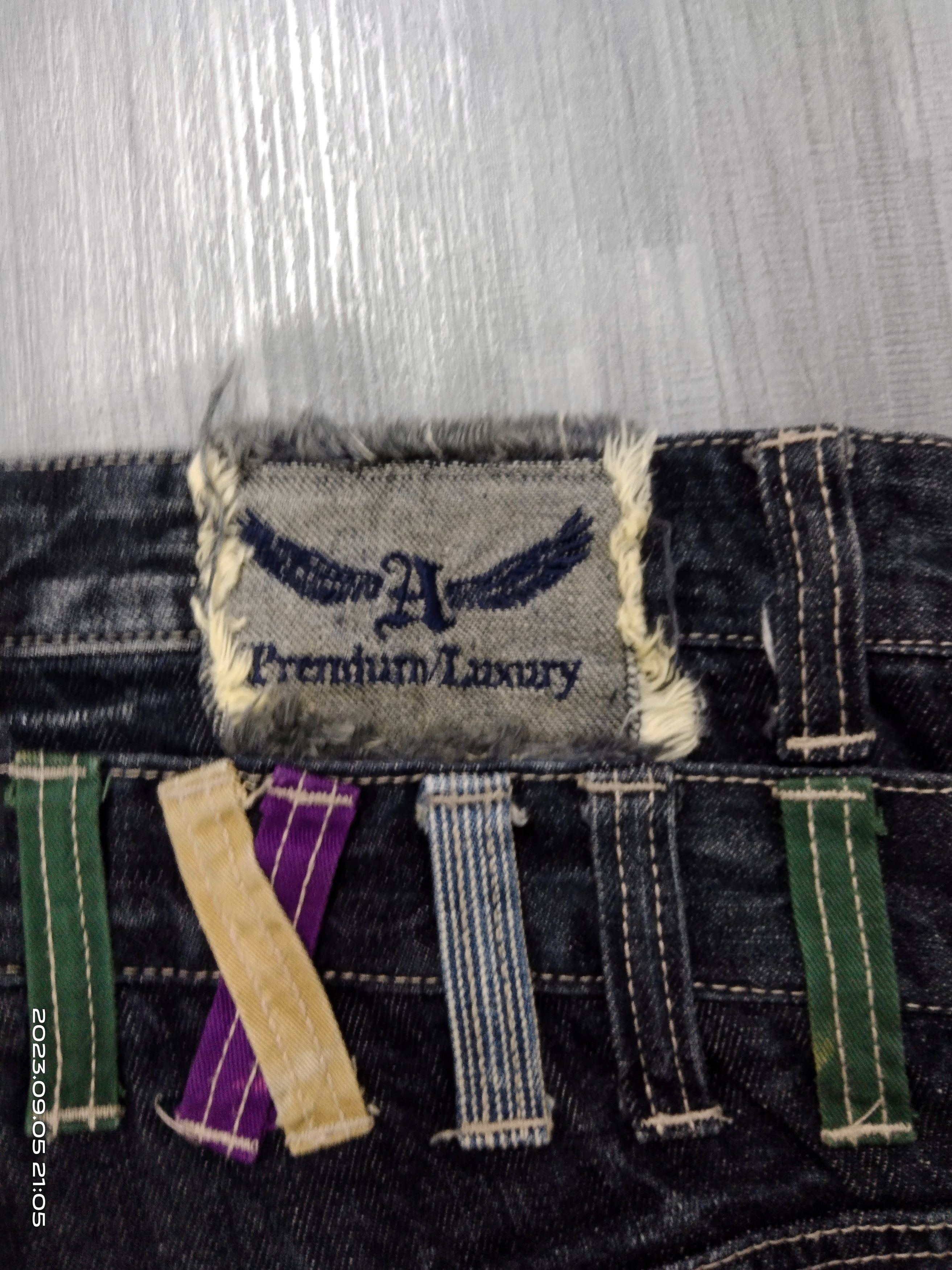 Japanese Brand SiCK DOUBLE WAIST ANTFUI DENIM PANTS Size US 29 - 8 Thumbnail