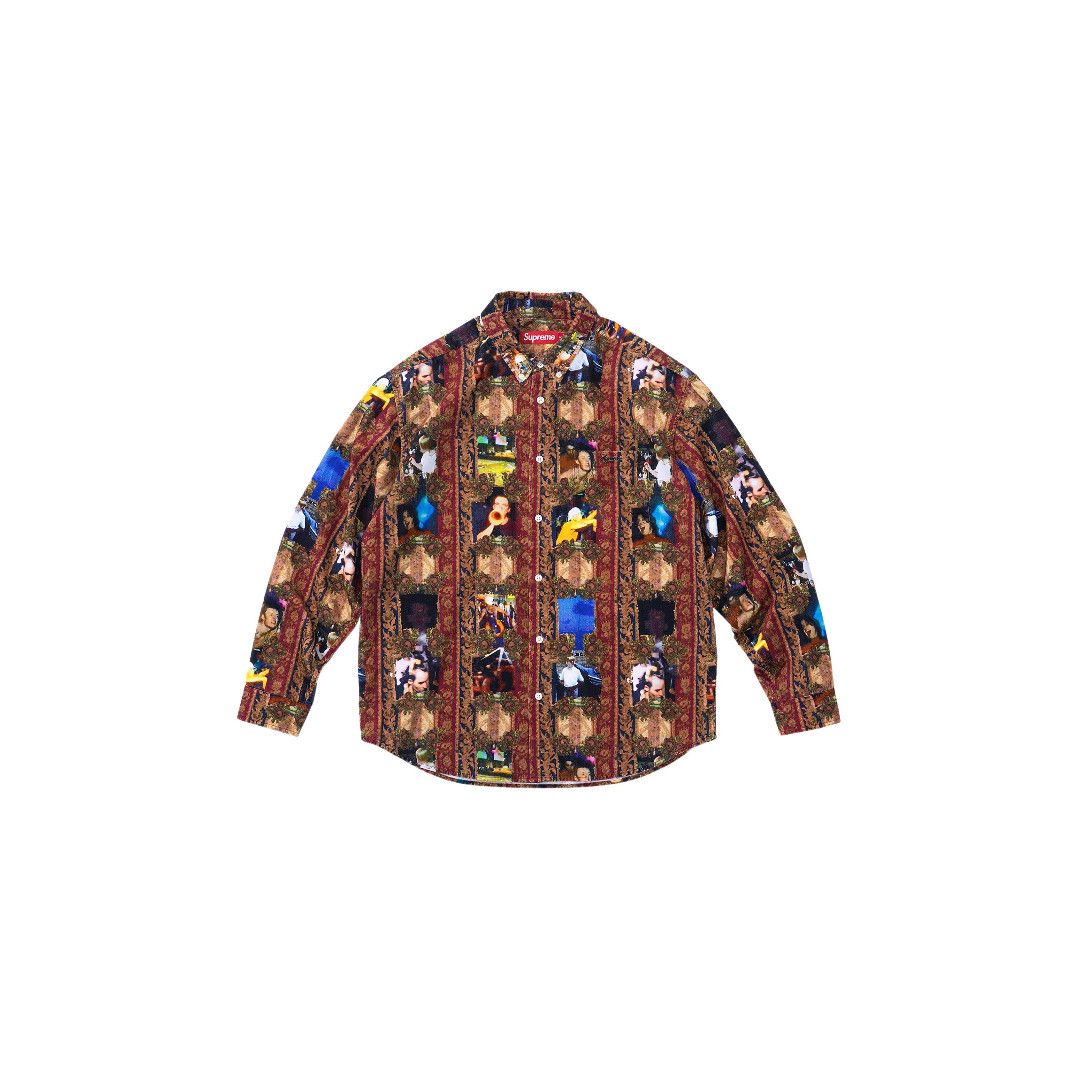 Supreme o1tko10825 Mark Leckey Hardcore Corduroy Shirt Multicolor Size US XL / EU 56 / 4 - 1 Thumbnail