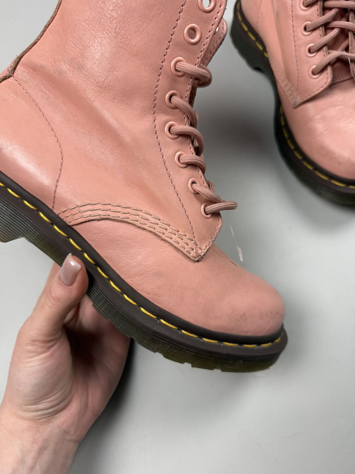 Dr. Martens 1460 Pascal Ladies Leather Combat Boots Shoes