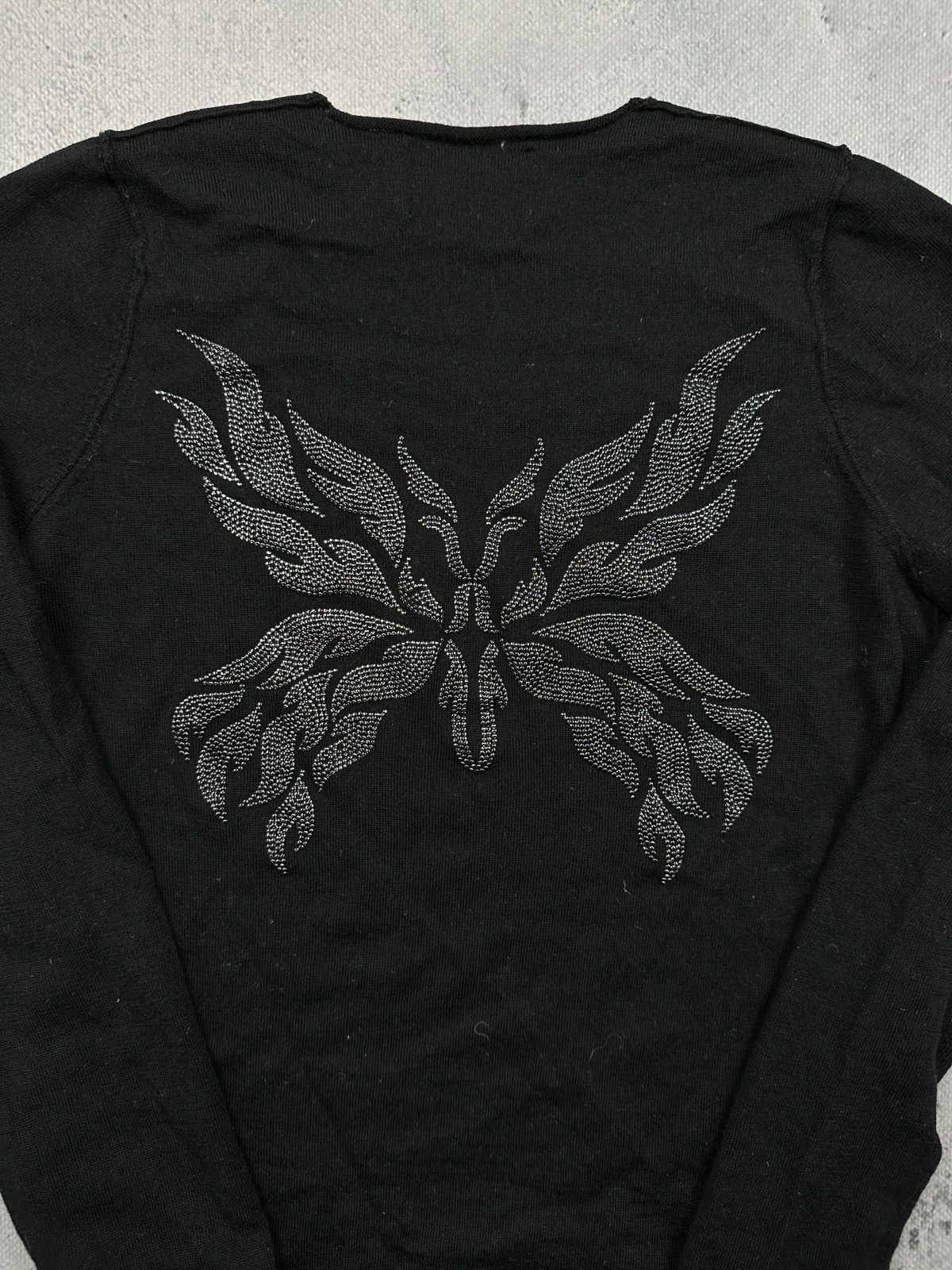 Zadig & Voltaire Zadig & Voltaire Nosfa Bis M-Rec Wool Top Sweater Butterfly Size XS / US 0-2 / IT 36-38 - 5 Thumbnail