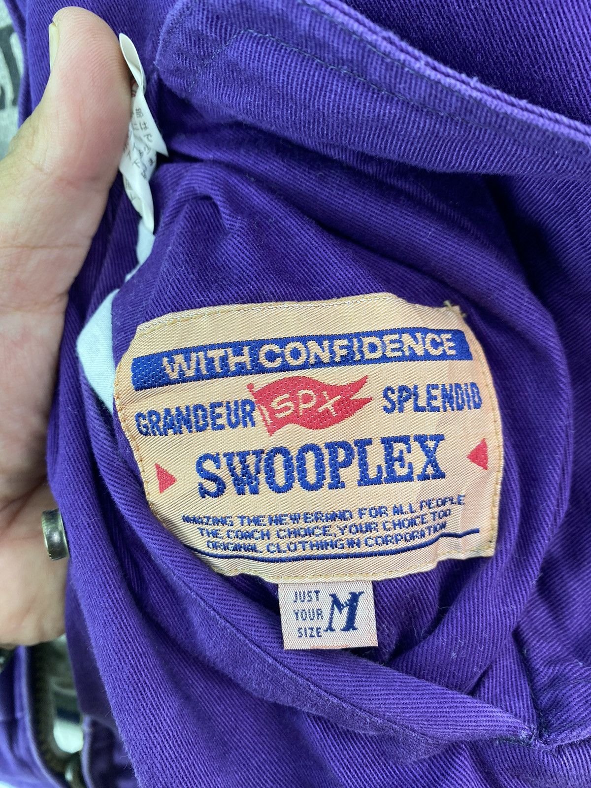Vintage Vtg 90s Swooplex reversible bomber jacket Size US M / EU 48-50 / 2 - 8 Thumbnail