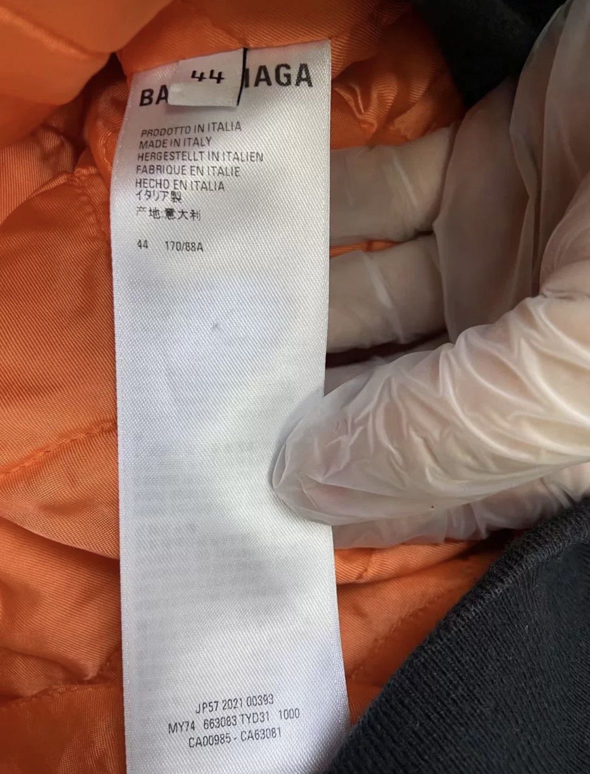 Balenciaga Balenciaga nasa bomber Size US S / EU 44-46 / 1 - 4 Thumbnail