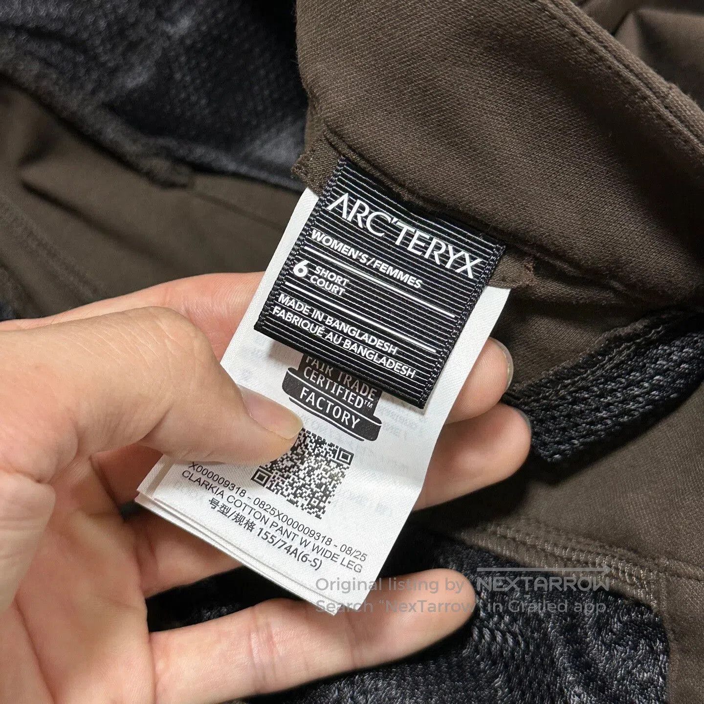 Arc'teryx Arcteryx Clarkia Cotton Pants in Brown. Size US 30 / EU 46 - 6 Thumbnail