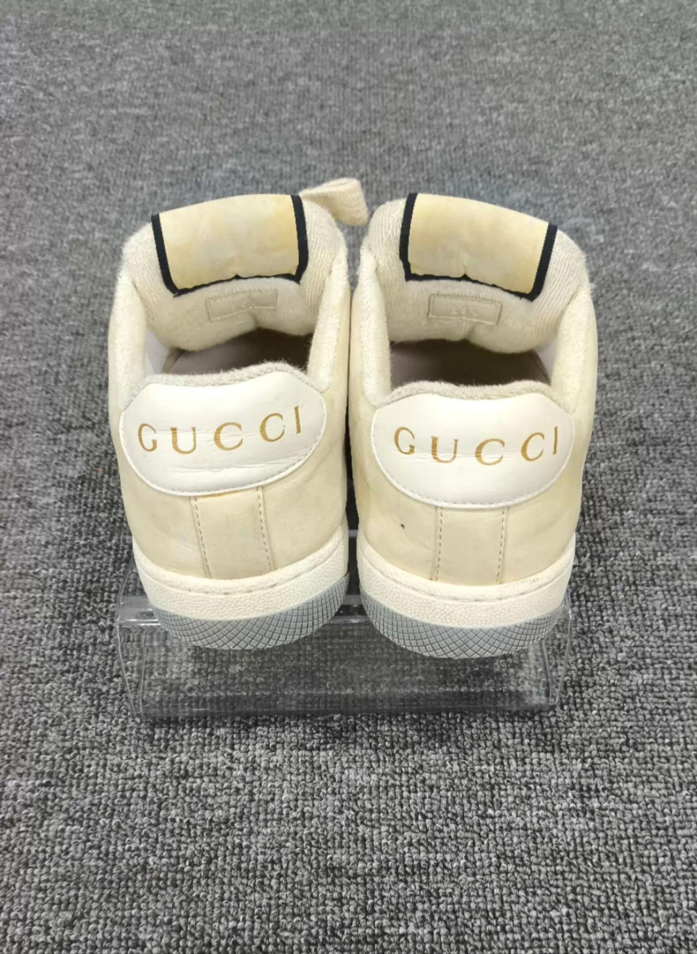 Gucci GUCCI Enamel Distressed Sneaker Women's 35.5 Size US 5 / IT 35 - 5 Thumbnail