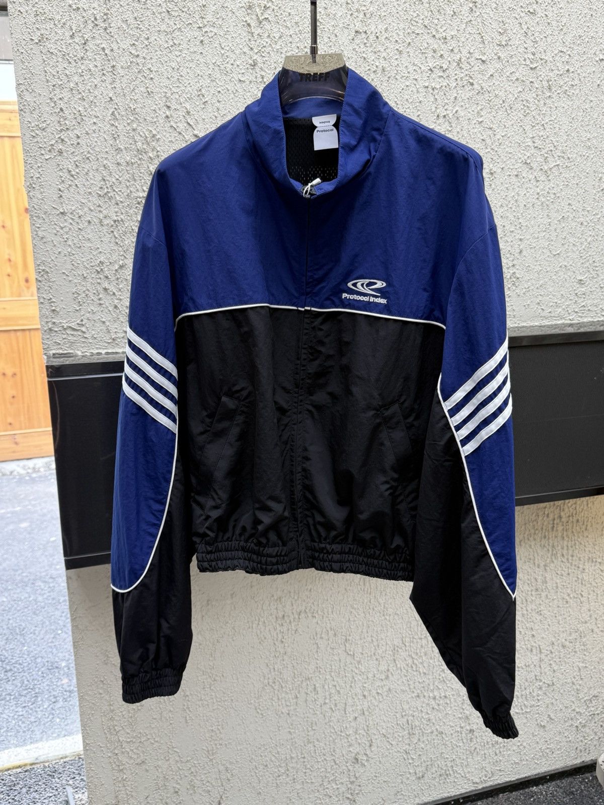 PROJECT G/R PROTOCOL INDEX SPORTS TRACK JACKET - BLUE | Grailed