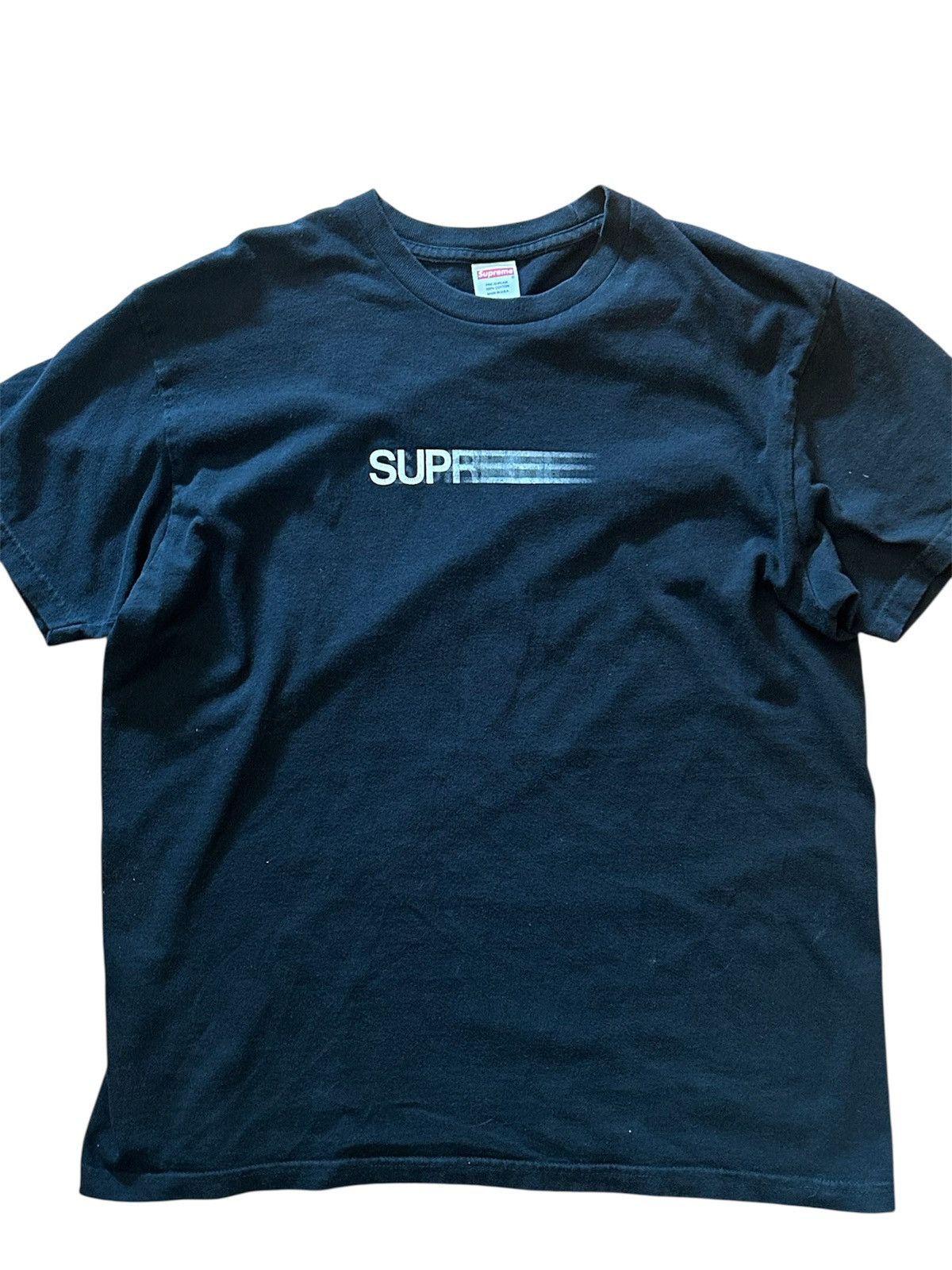 トップス supreme motion logo tee blue M Supreme Motion Logo Tee | Grailed