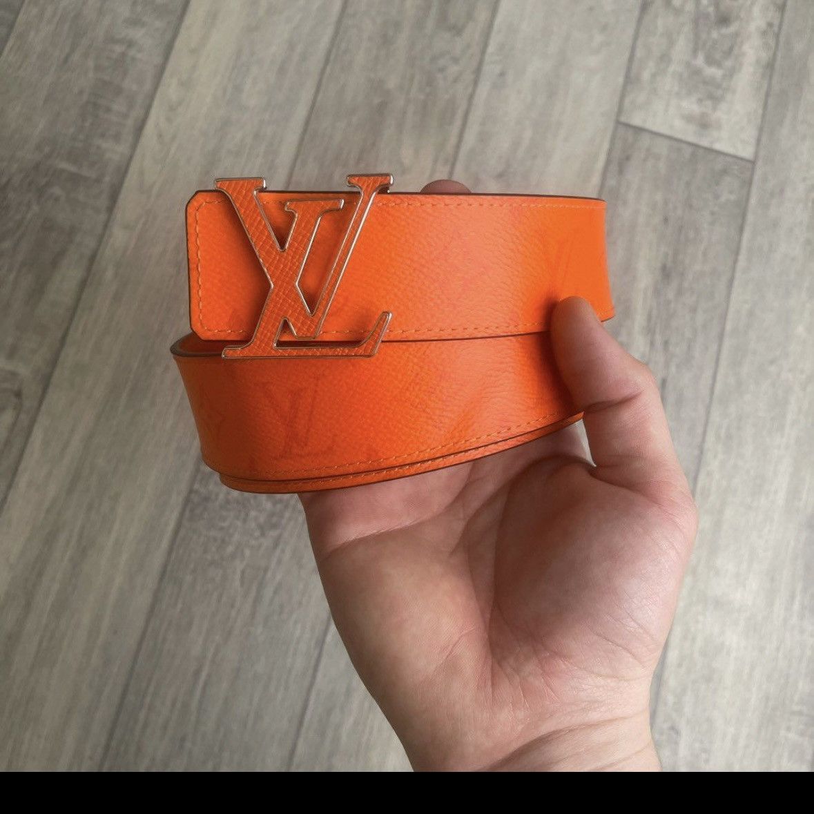 Louis Vuitton louis vuitton orange monogram belt | Grailed