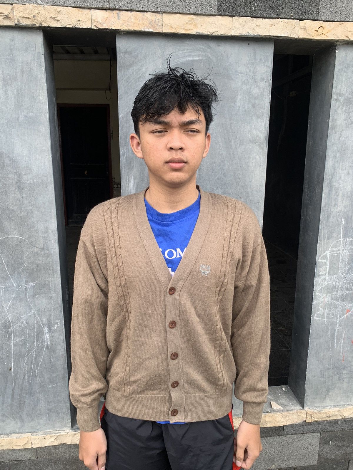 Designer × MCM MCM Legere Cardigan Small Logo 🙌🏼 Size US L / EU 52-54 / 3 - 10 Thumbnail