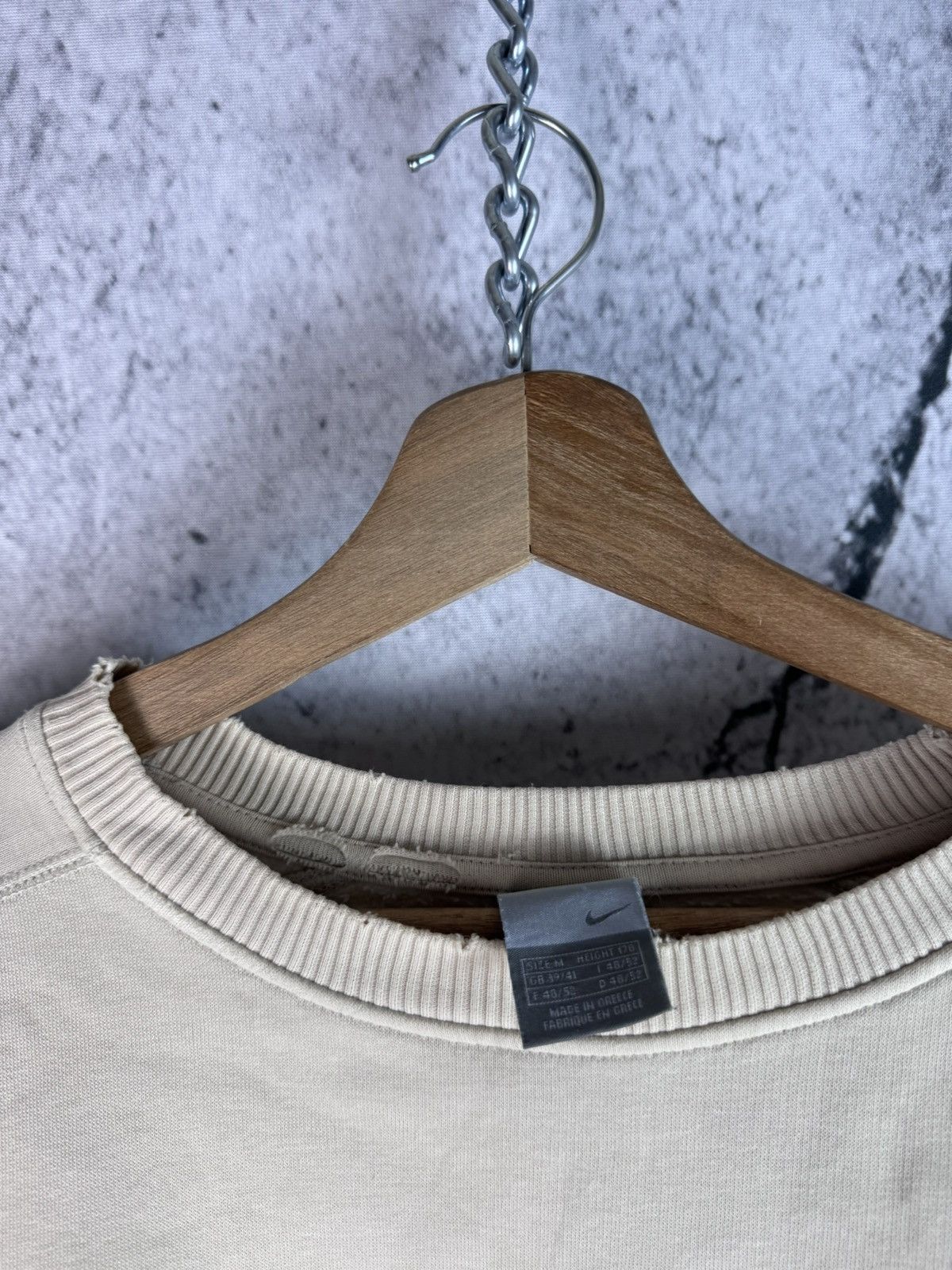 Nike Nike Vintage distressed Big Center Swoosh Boxy Sweatshirt Size US M / EU 48-50 / 2 - 3 Thumbnail