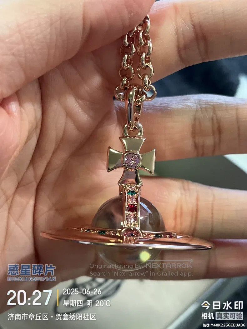 Vivienne Westwood vivienne westwood Rose Gold and Pink Diamond Nearly New La Size ONE SIZE - 2 Thumbnail