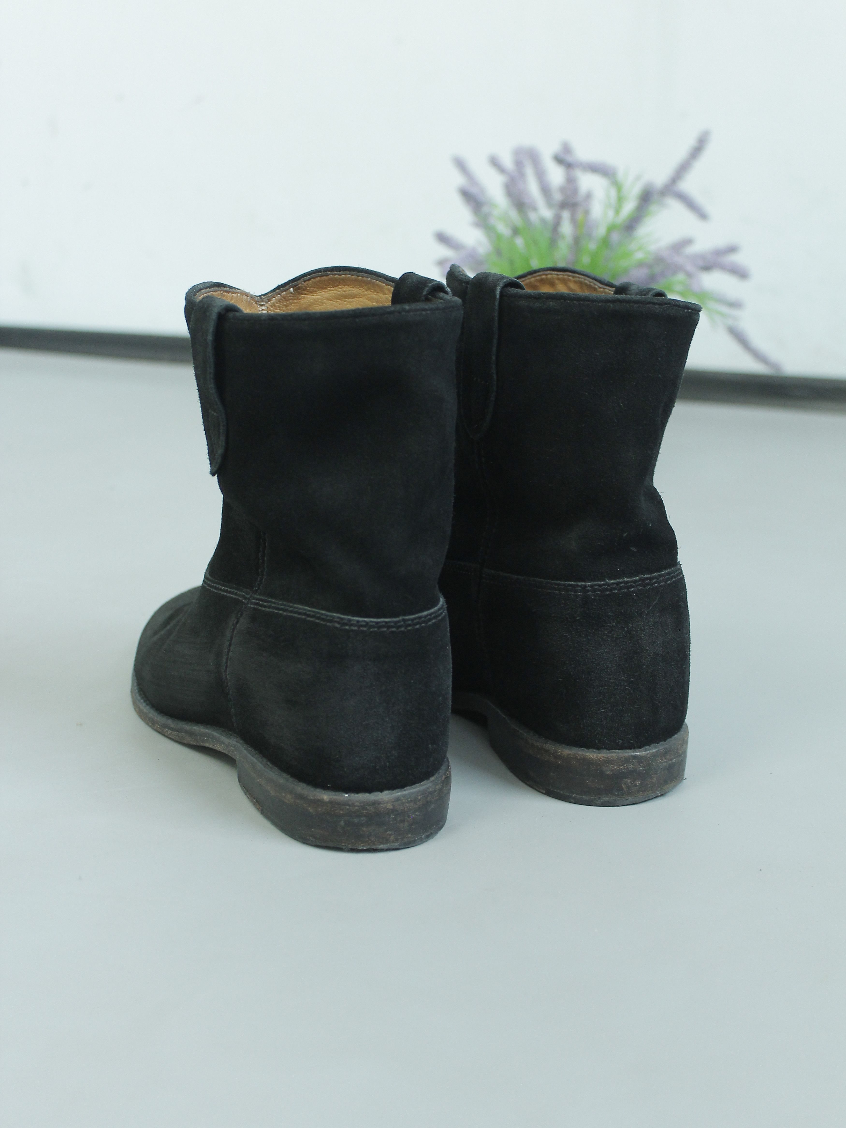 Isabel Marant × Isabel Marant Etoile ISABEL MARANT ETOILE CRISI BOOTS WOMENS 38 BLACK SUEDE Size US 8 / IT 38 - 9 Thumbnail