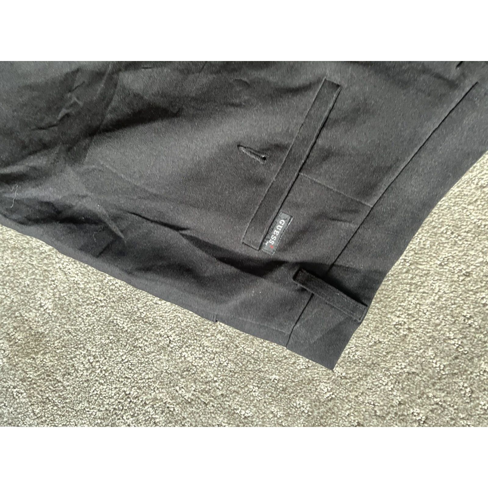 Guess GUESS Jeans Pants Womens 33 Vintage Dress Black Bottoms Business Office Work Size 24" / US 00 / IT 34 - 5 Thumbnail