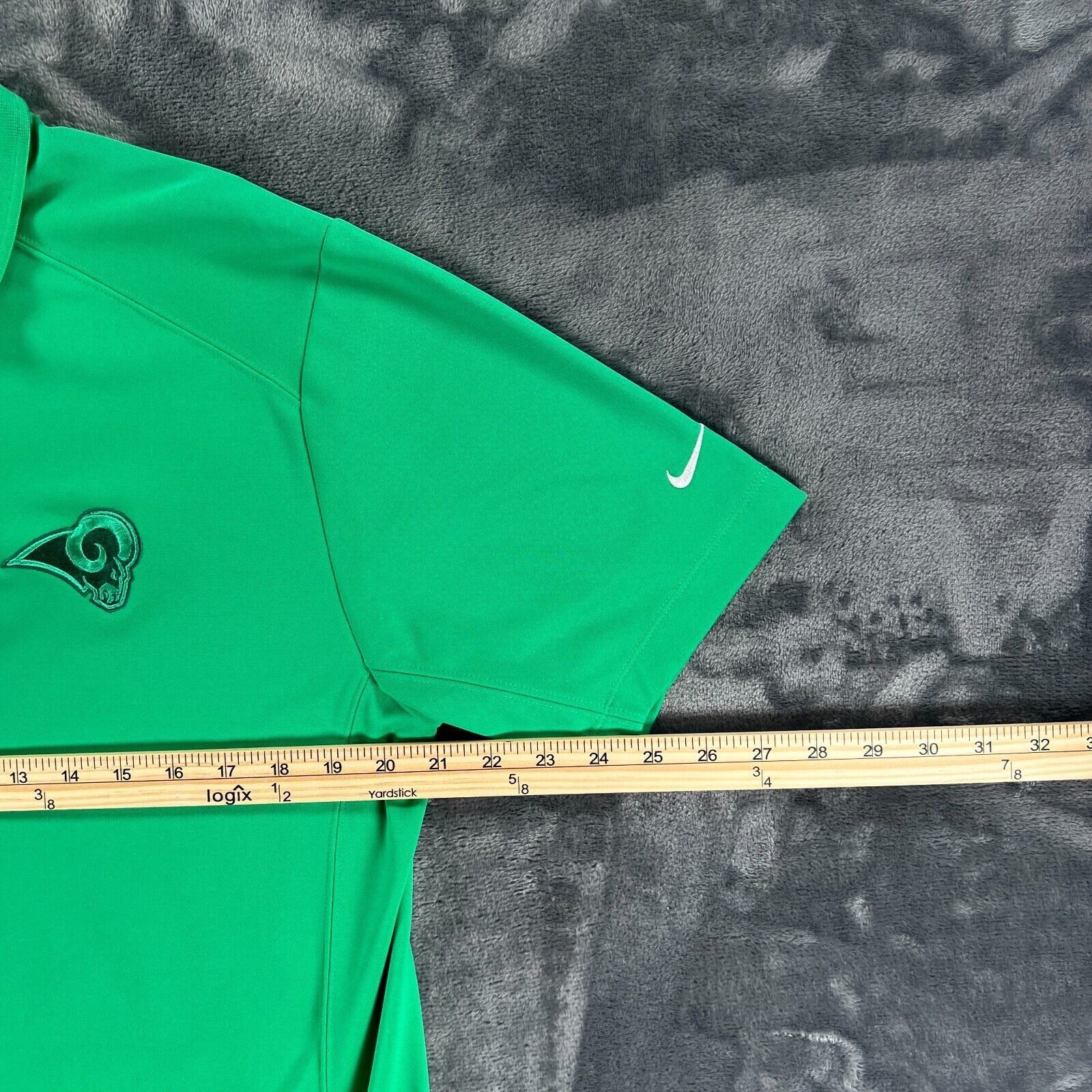 Nike Nike Golf Green Polo Men M St. Louis Rams Football NFL Team Size US M / EU 48-50 / 2 - 5 Thumbnail