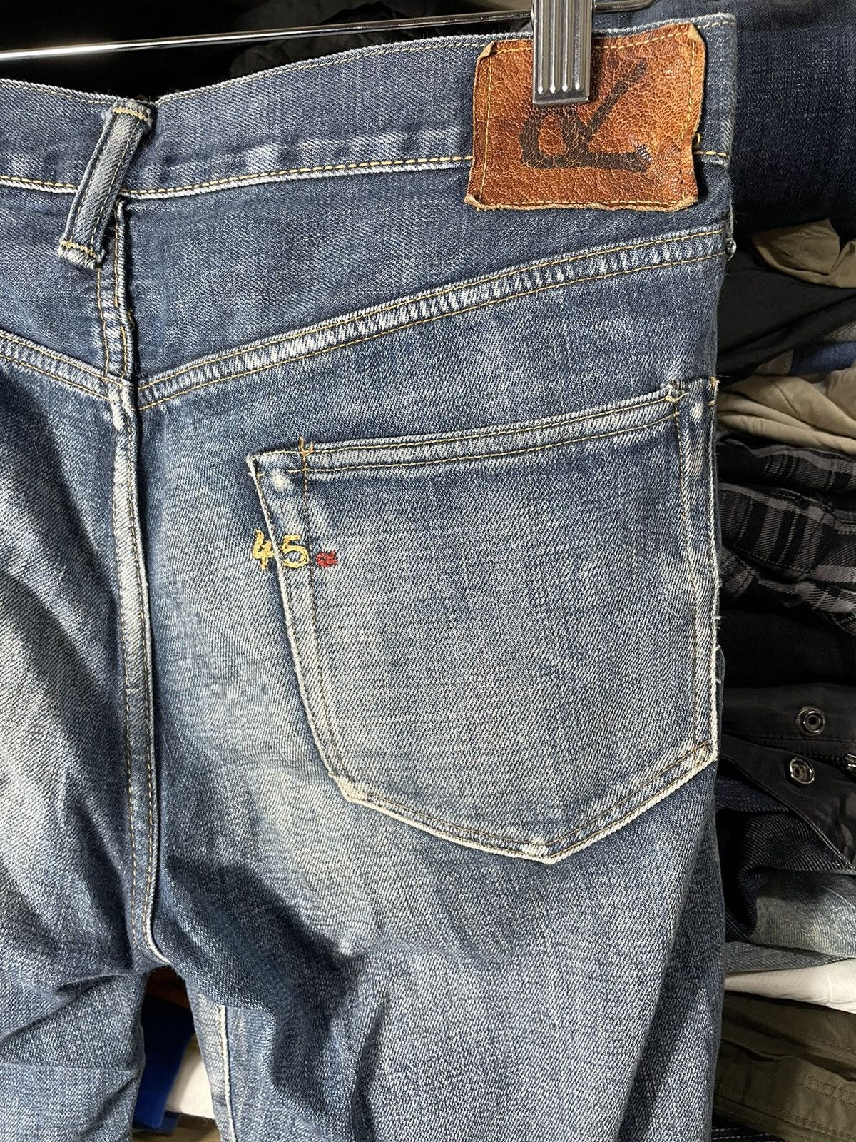 45rpm Vintage 45 RPM Japanese Jeans Size US 31 - 4 Thumbnail