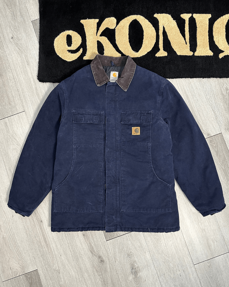 Vintage Carhartt hotsell Navy Jacket