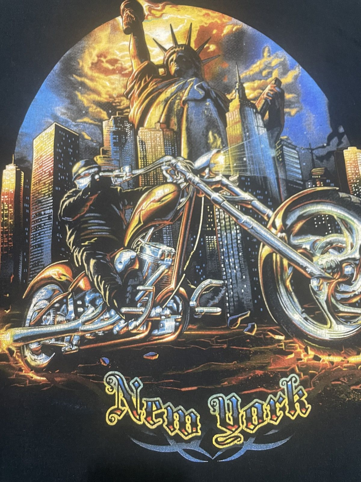 Vintage Lone Rider: NYC Streets Tee Size US L / EU 52-54 / 3 - 8 Thumbnail