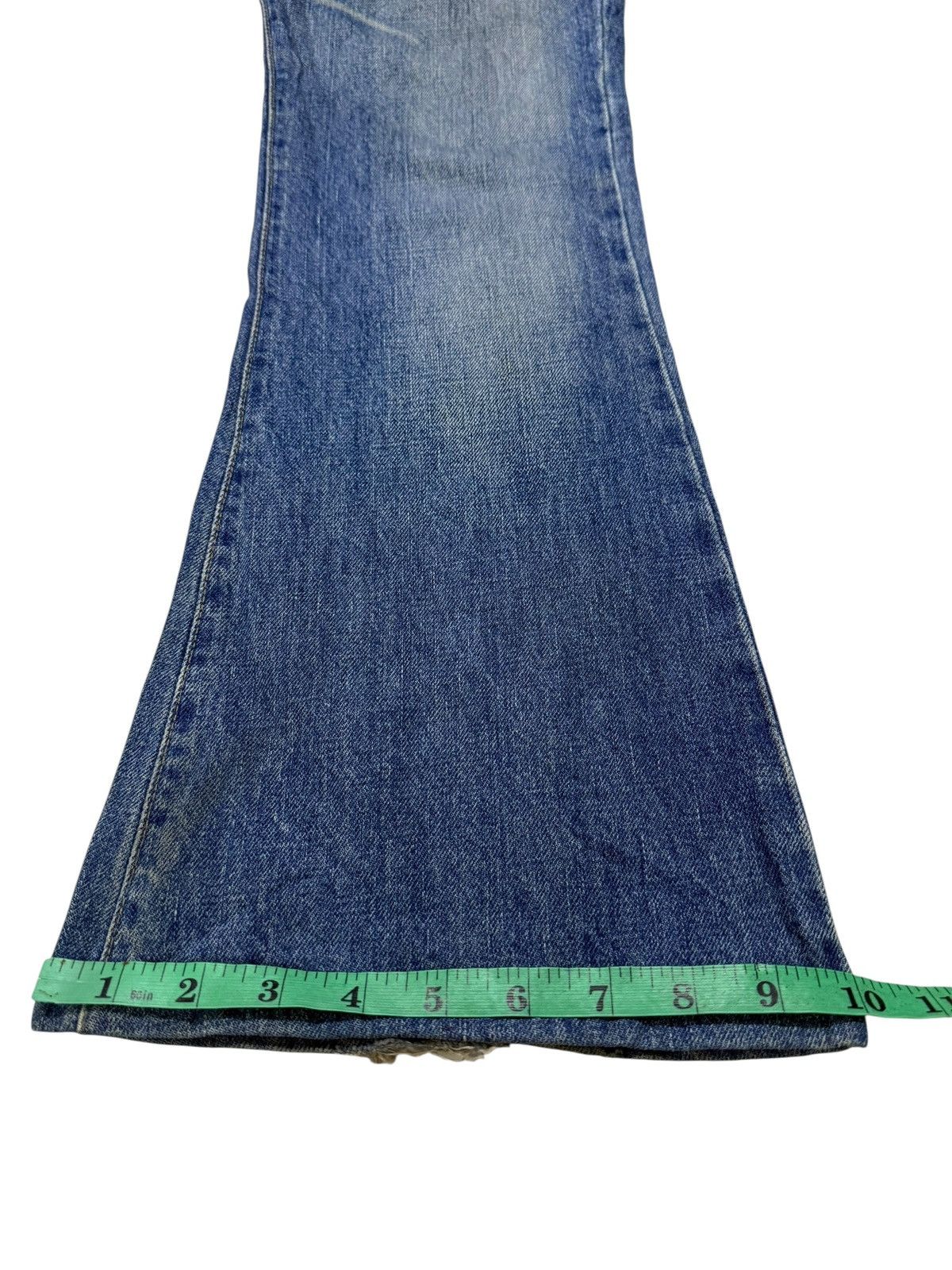 Big John Vintage 80s Big John Flared Stacked Distressed Denim Size US 28 / EU 44 - 11 Thumbnail