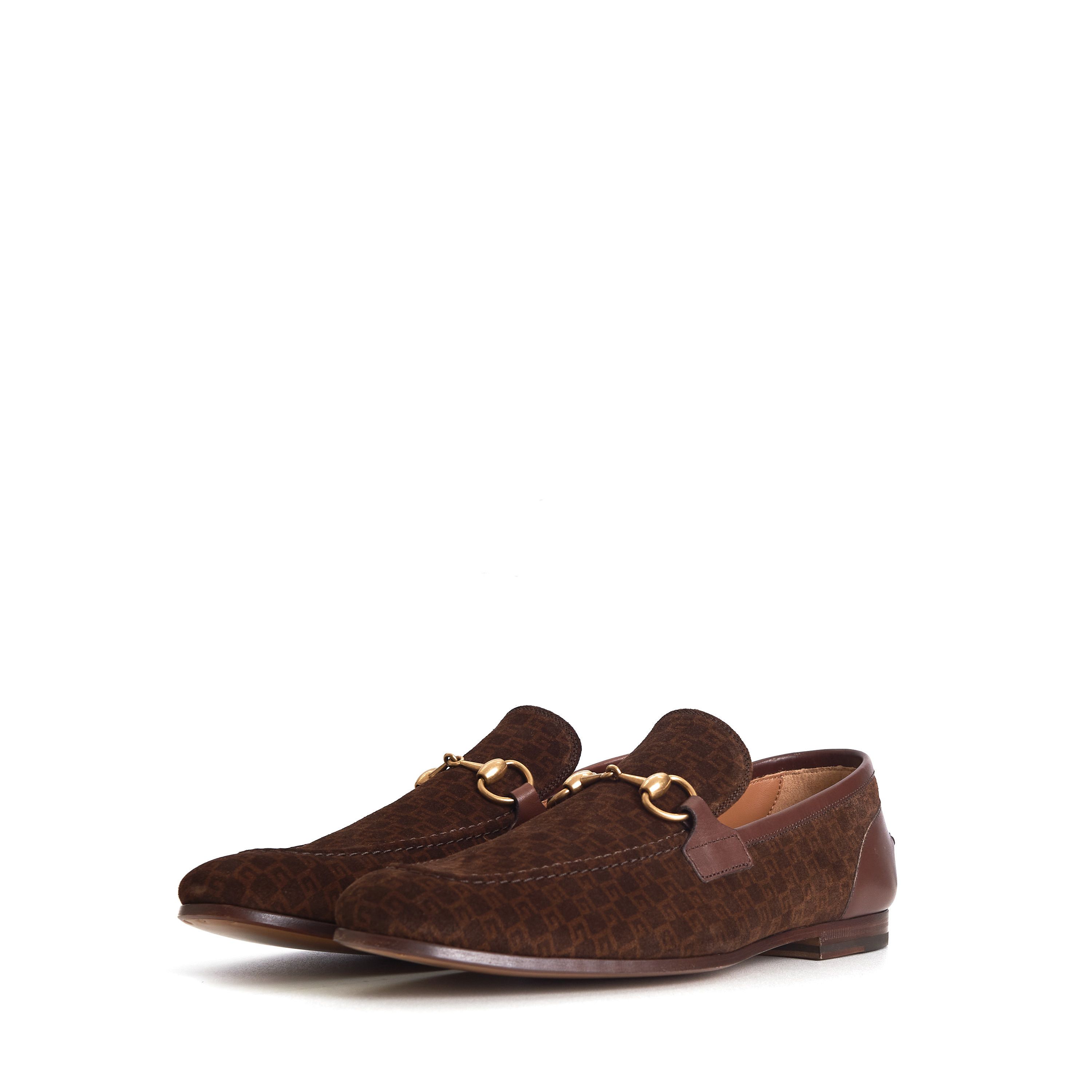 Gucci Men's Dark Brown Suede & Leather Loafers - Horsebit, Size US 8 / EU 41 - 4 Thumbnail